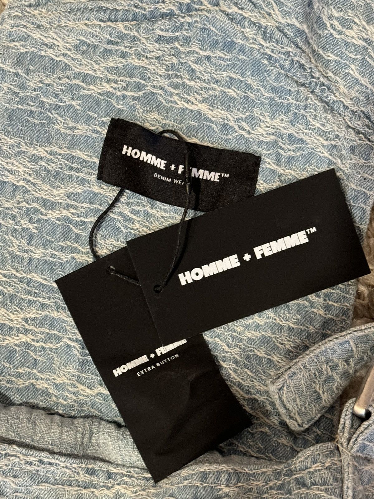 Homme + Femme La Homme + Femme Washed Denim Overalls Size US 32 / EU 48 - 6 Thumbnail