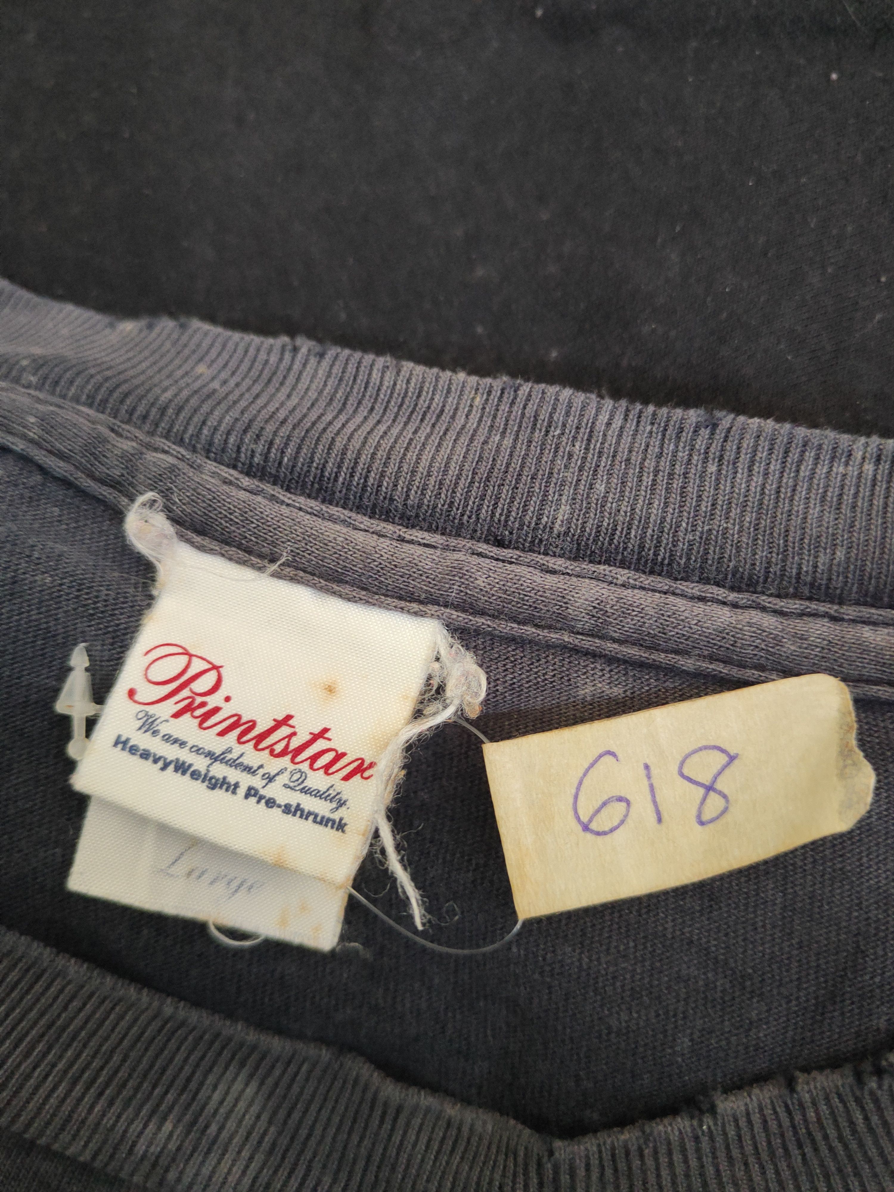 Japanese Brand DL Boss Staff like Chrome Heart Navy Faded shirt #618 Size US L / EU 52-54 / 3 - 13 Thumbnail