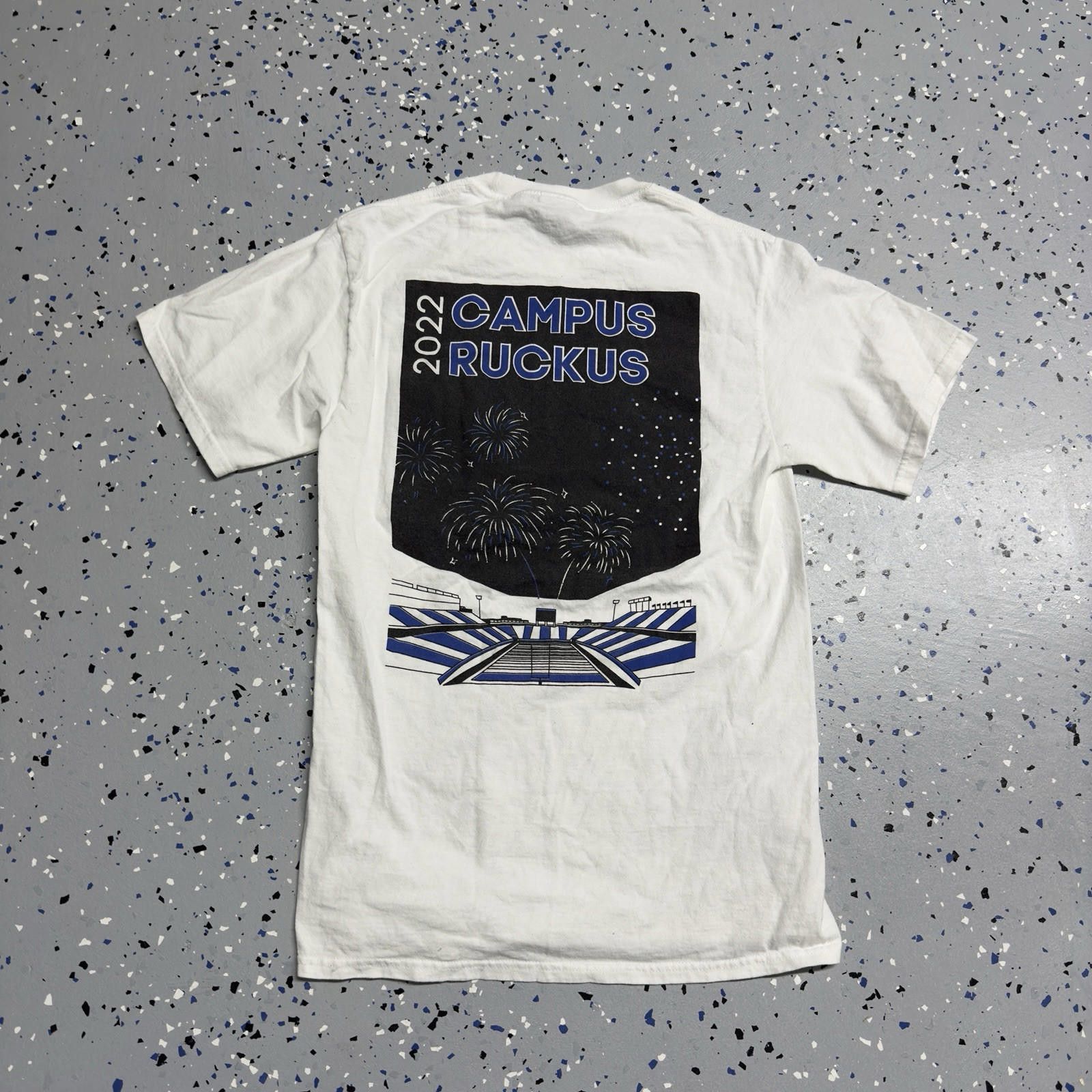 Designer White tee SAB Students 2022 Campus Ruckus White Small Men Size US S / EU 44-46 / 1 - 4 Thumbnail