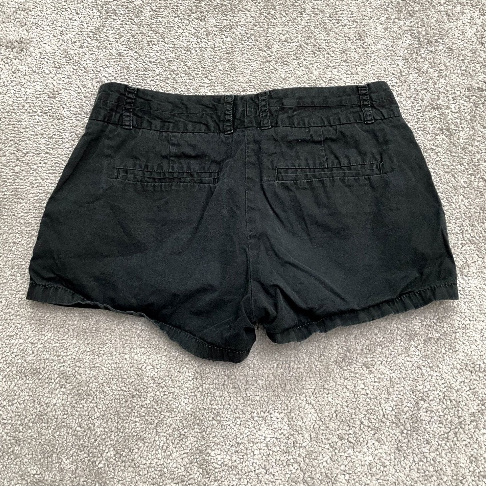 J.Crew VINTAGE J. Crew Chino Short Womens 00 Black Mid Size 24" / US 00 / IT 34 - 2 Thumbnail
