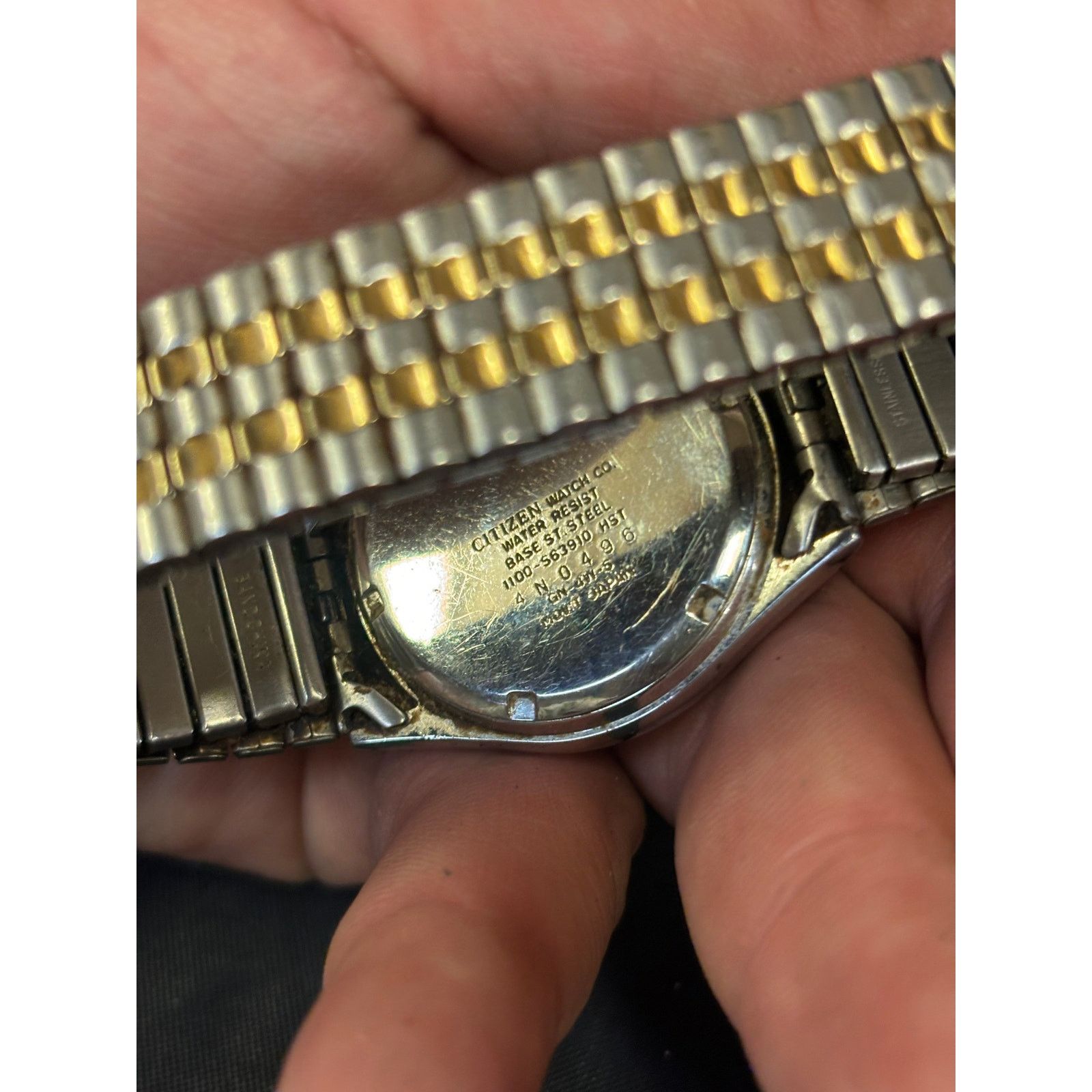Citizen Vintage Citizen 1100-S63910 2-Tone Men’s Watch! New Battery! Size ONE SIZE - 5 Thumbnail
