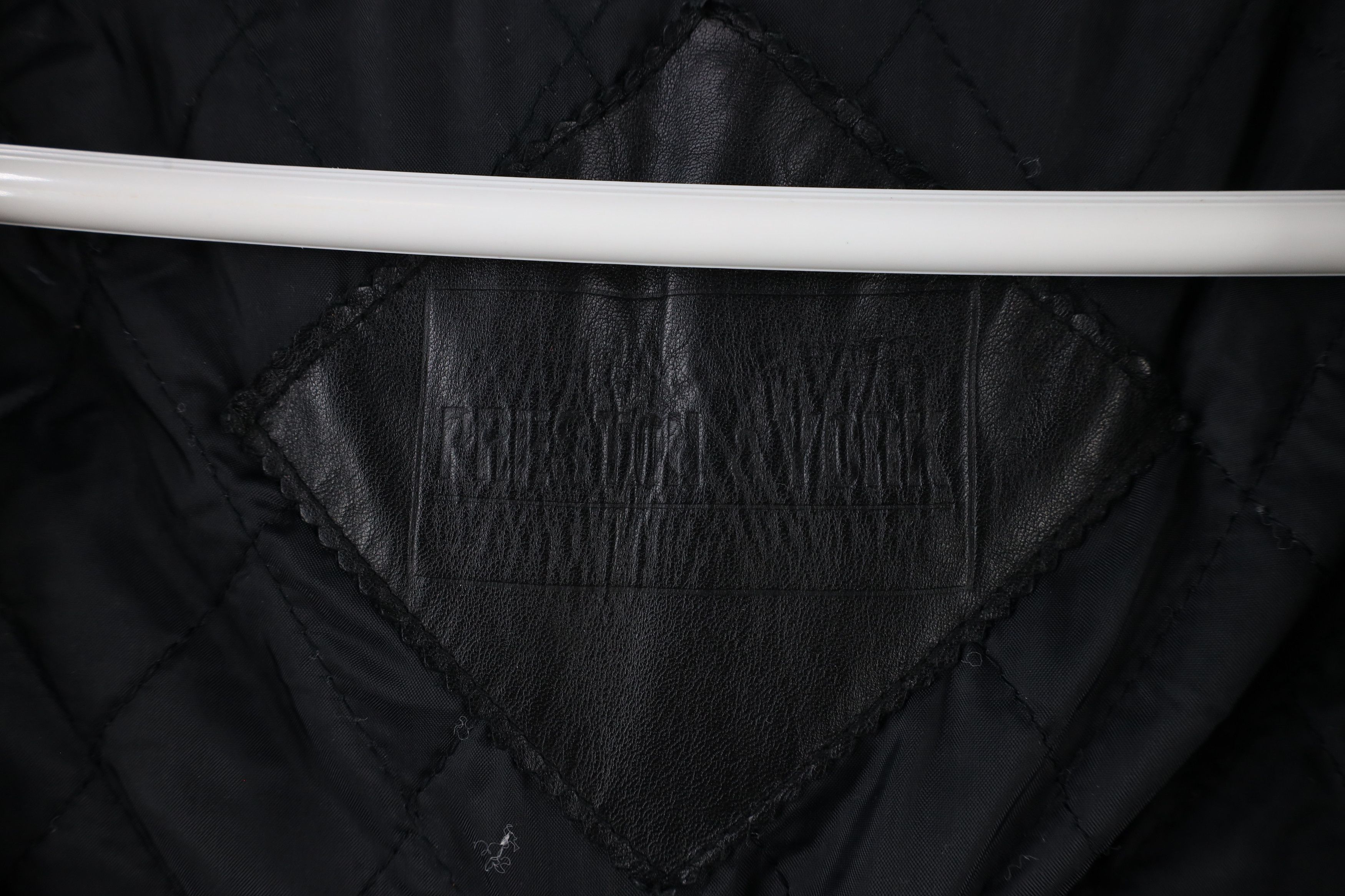 Vintage Vintage 90s Streetwear Quilted Leather Bomber Jacket Black Size US M / EU 48-50 / 2 - 9 Thumbnail