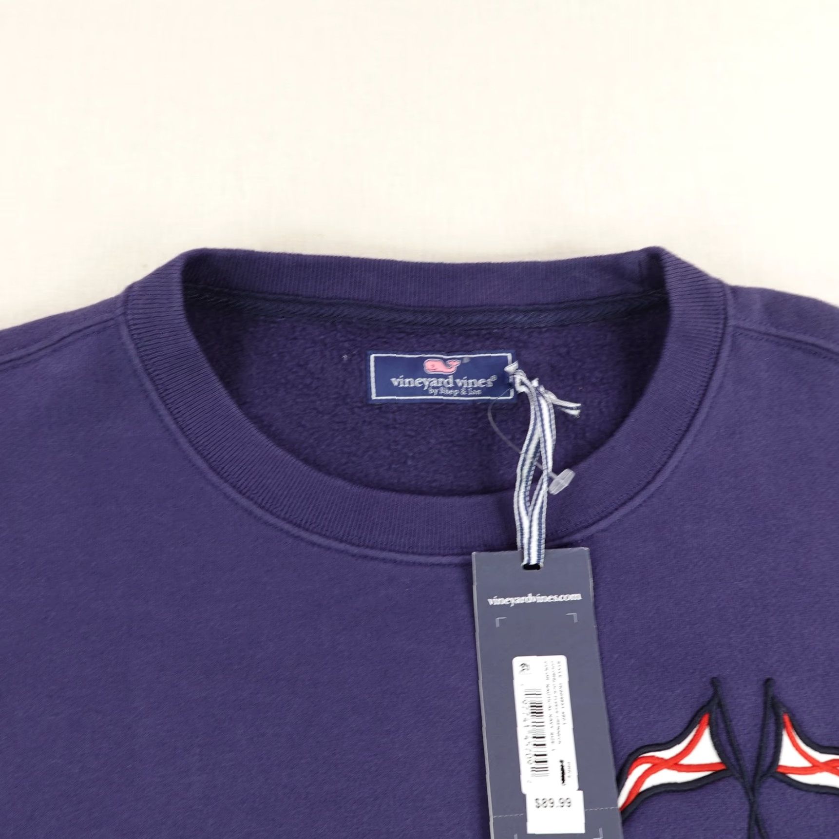 Vineyard Vines Vineyard Vines Sweater Mens Large Nautical Navy Colorblock Fleece Crewneck NEW Size US L / EU 52-54 / 3 - 2 Thumbnail