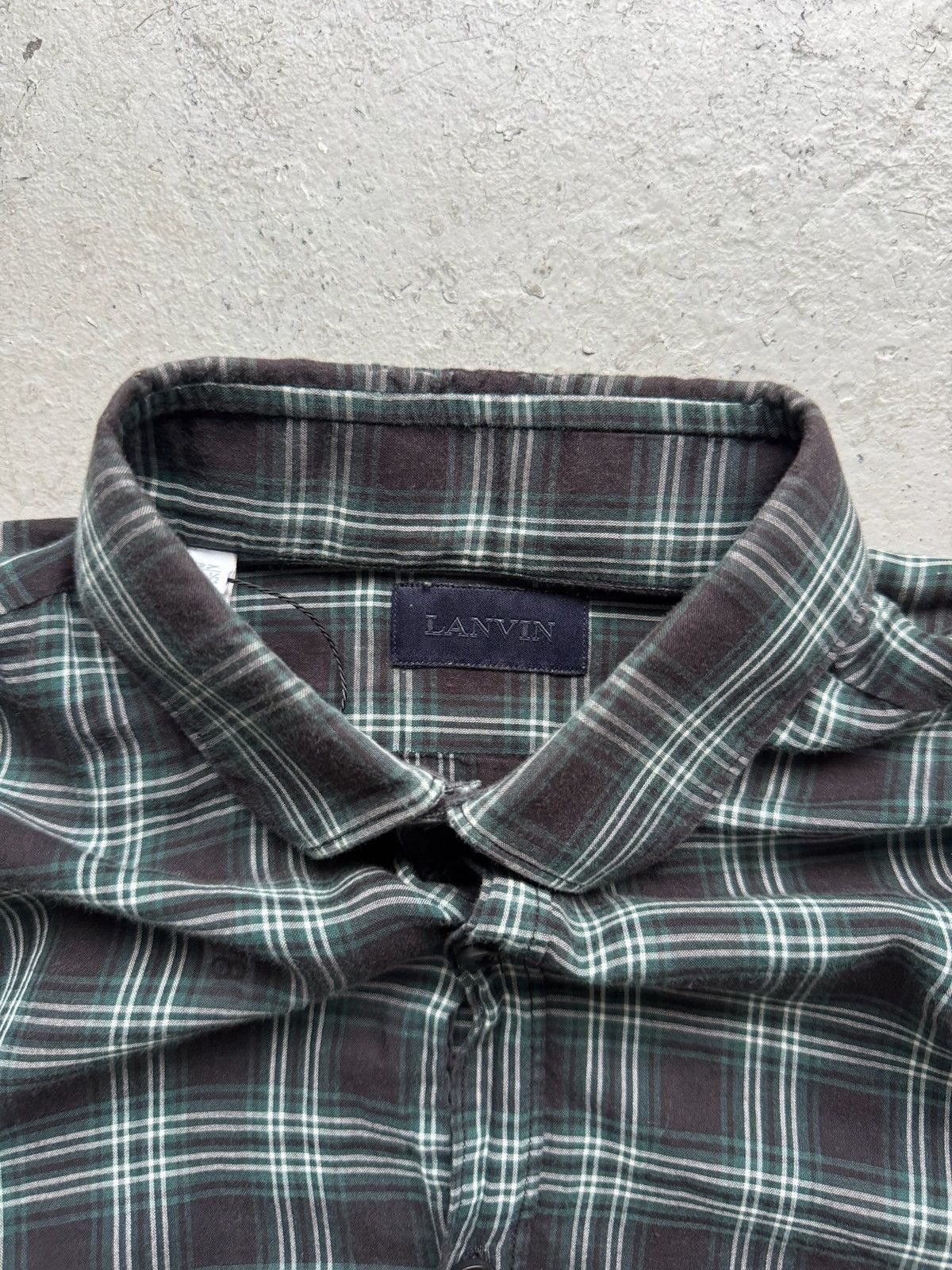 Lanvin Lanvin Plaid Button Up Size US S / EU 44-46 / 1 - 5 Thumbnail