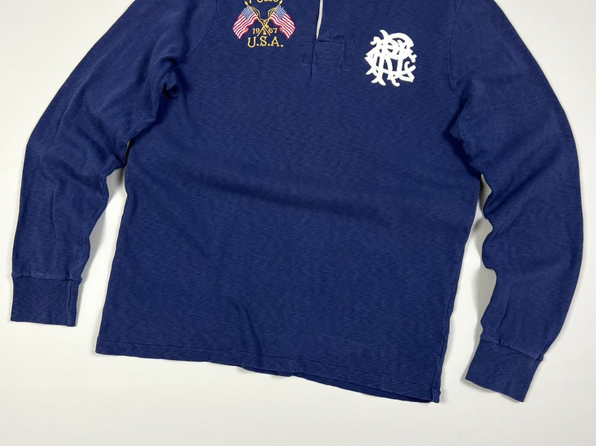 Polo Ralph Lauren Polo Ralph Lauren USA Number 5 Big Logo Rugby Size L Size US L / EU 52-54 / 3 - 10 Thumbnail