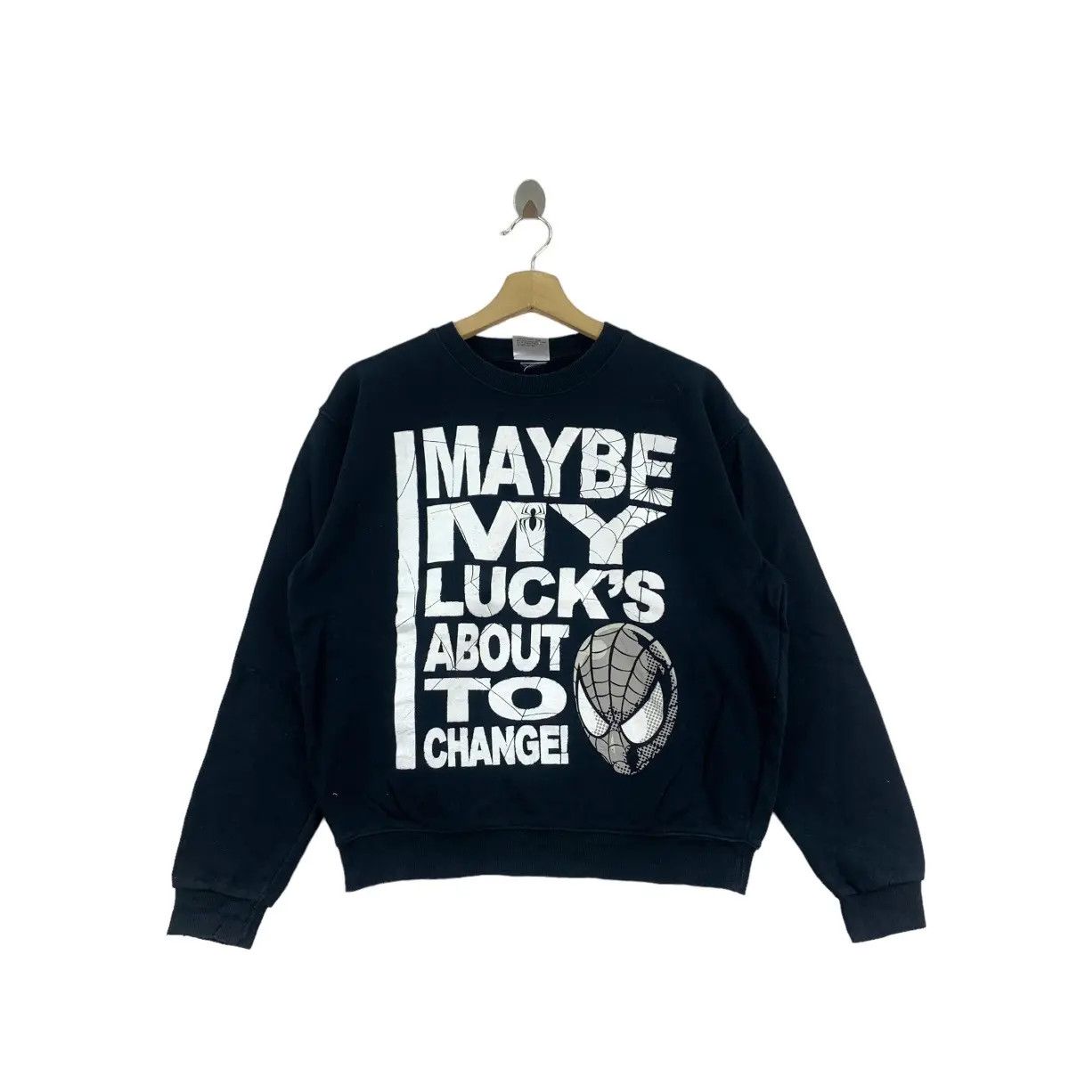 Vintage Vtg MARVEL SPIDERMAN Universal Studio Japan Sweatshirt Size L / US 10 / IT 46 - 1 Thumbnail