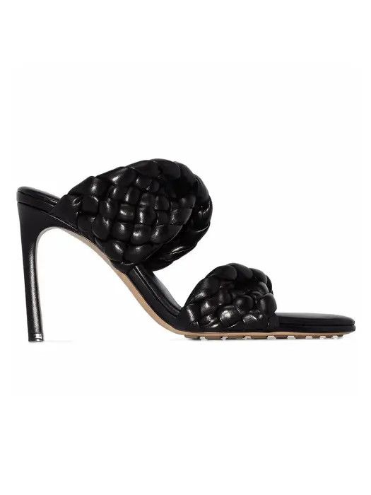 Bottega Veneta o1loc1c0324 618757 Sandals in Black Size US 6.5 / IT 36.5 - 1 Thumbnail
