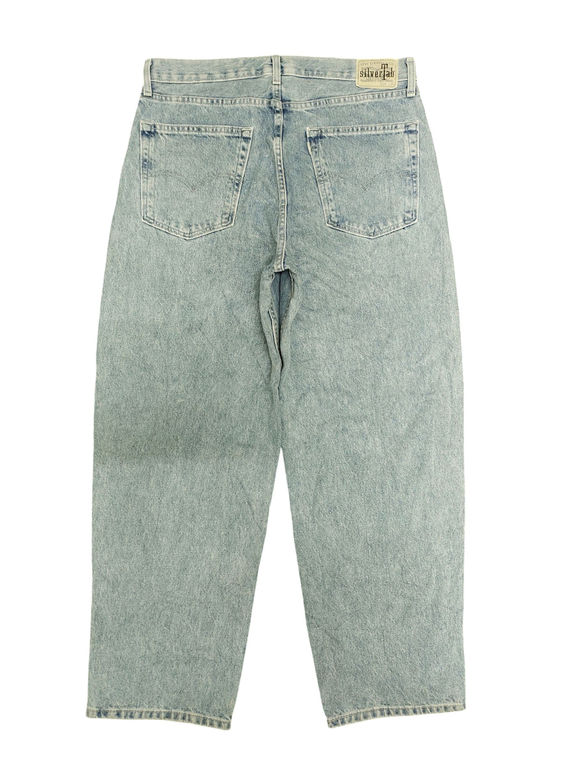 Levi's Vintage Clothing Vintage 90s Levis Silvertab Baggy Denim Jeans Wide Leg Size US 34 / EU 50 - 8 Thumbnail