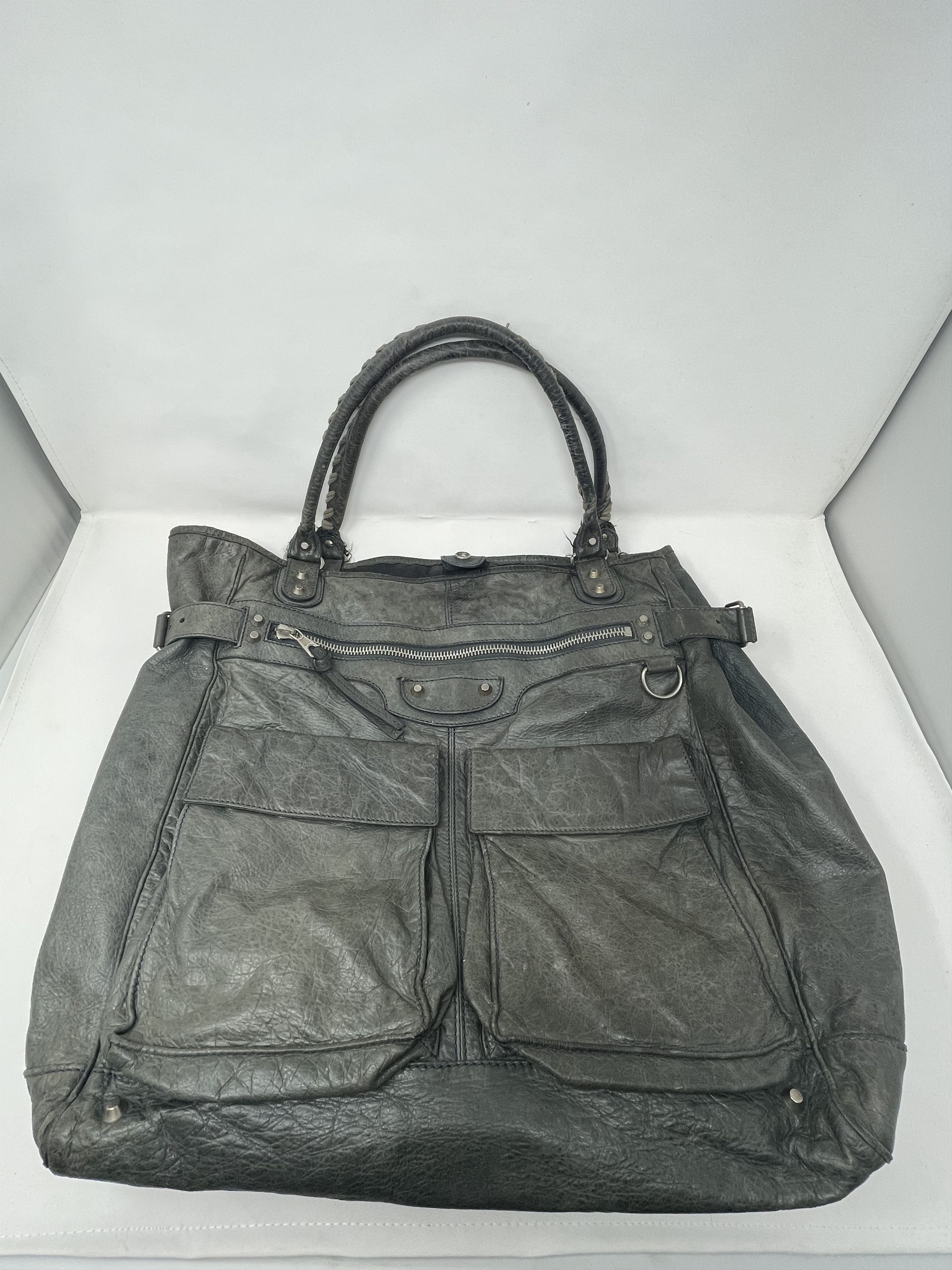 Balenciaga Balenciaga Agneau Cube Pocket Tote Size ONE SIZE - 1 Thumbnail