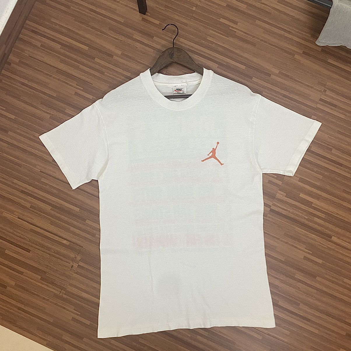 Nike × Vintage Vintage 90s Nike Air Jordan tee Size US M / EU 48-50 / 2 - 3 Thumbnail