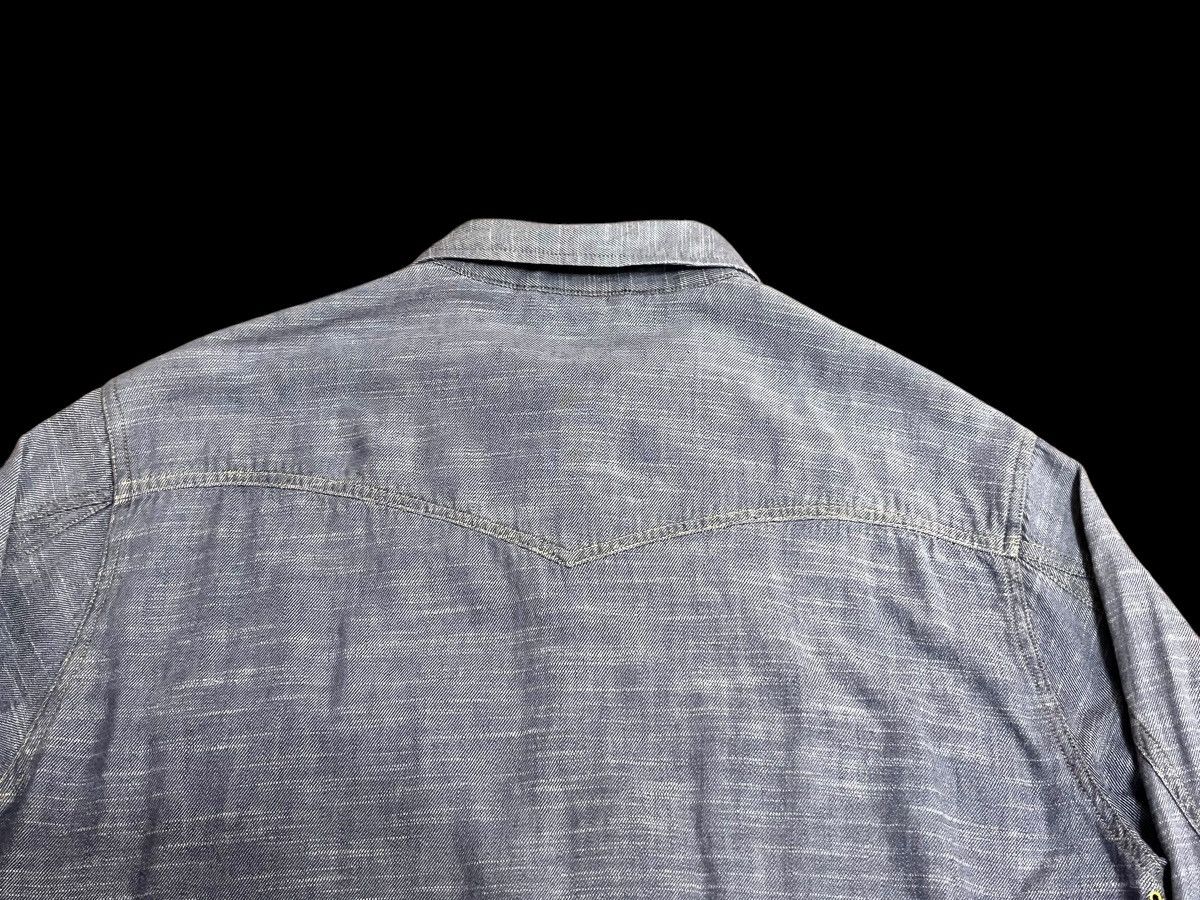 Fragment Design × Hiroshi Fujiwara × Japanese Brand Mad Hectic Chambray Button ups shirt Size US L / EU 52-54 / 3 - 9 Thumbnail