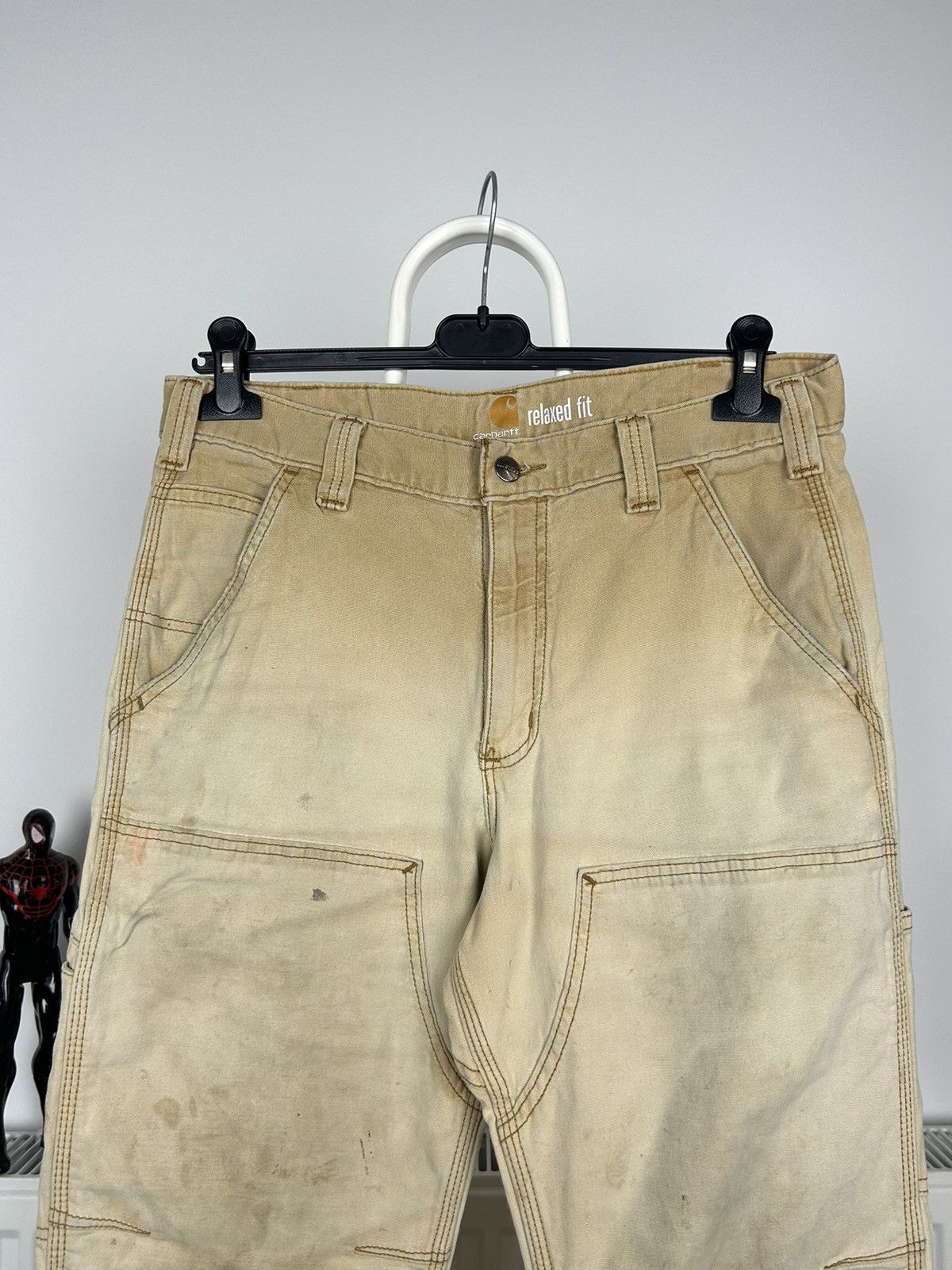 Carhartt × Vintage Crazy sun faded distressed carhartt double knee denim Size US 32 / EU 48 - 2 Thumbnail