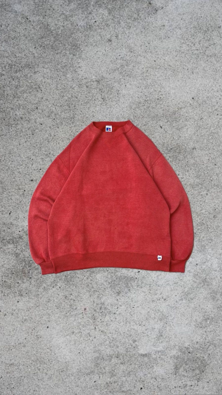 Russell Athletic Vintage Sun Faded Red Russell Athletic Boxy Crewneck Size US L / EU 52-54 / 3 - 1 Thumbnail
