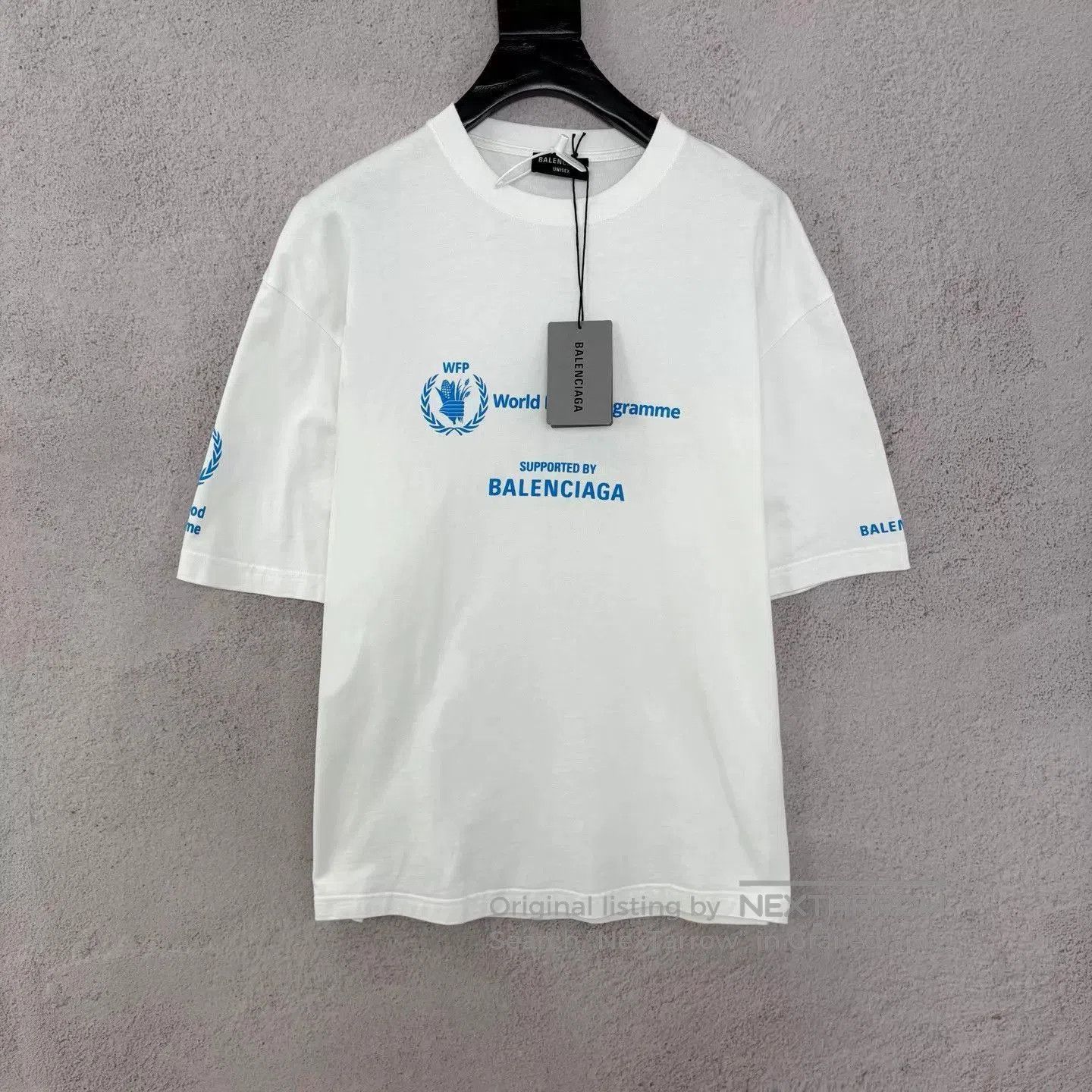 BALENCIAGA バレンシアガ WFP World Food Programme Tシャツ 612965 ホワイト XS Balenciaga x World Food Programme White T-Shirt