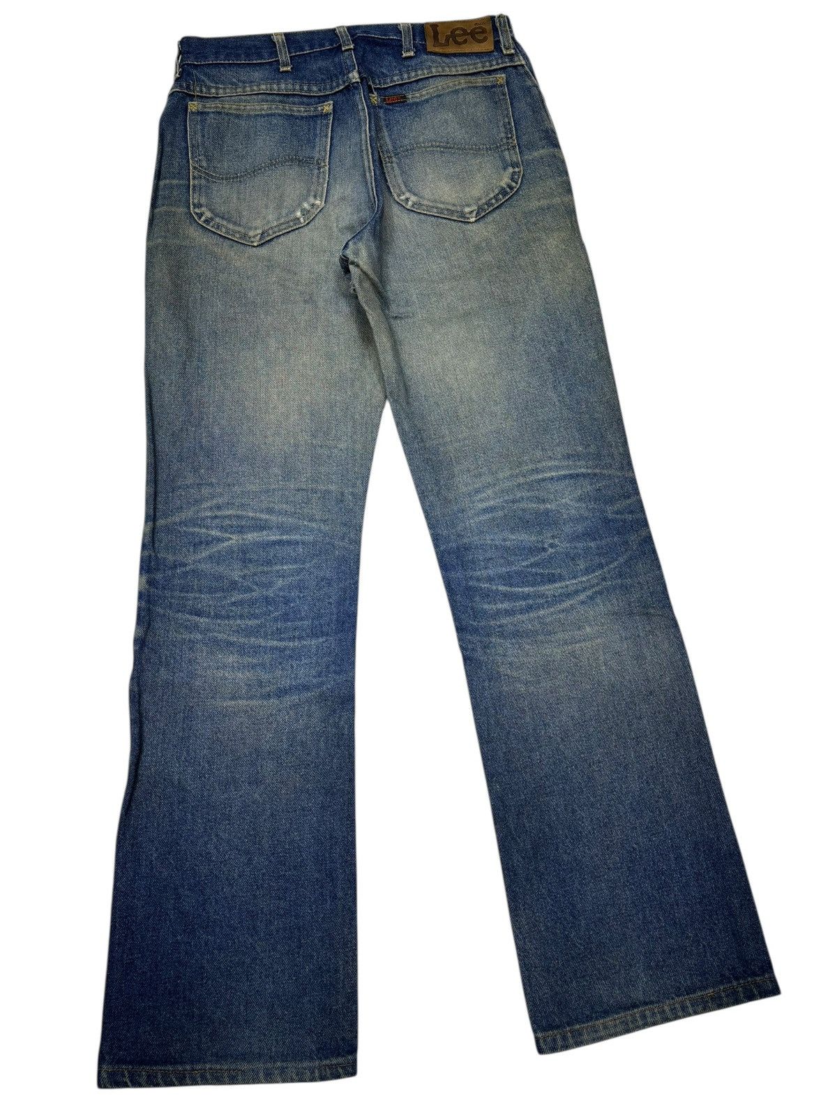 Lee LEE RIDERS MUD WASH RUSTY DISTRESS SEMI FLARE DENIM JEANS Size US 30 / EU 46 - 4 Thumbnail