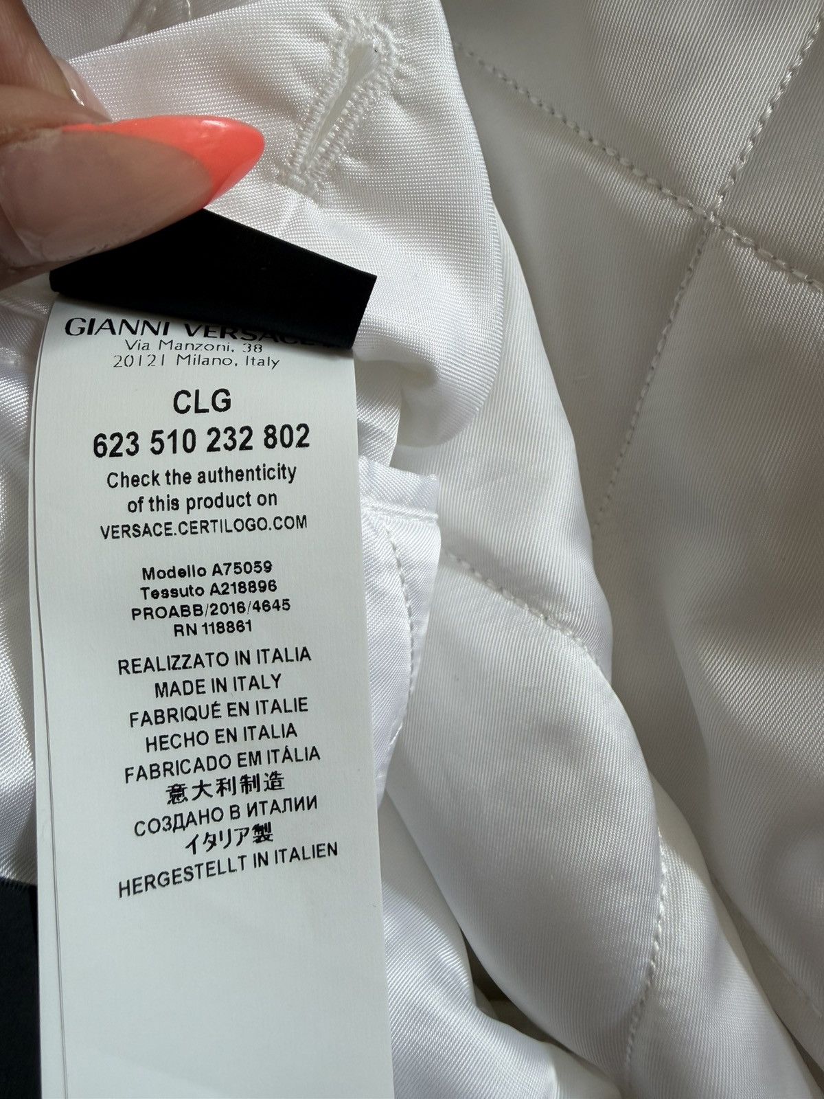 Versace Versace Zodiac Patch Bomber Jacket F16 NWT Size US L / EU 52-54 / 3 - 14 Thumbnail