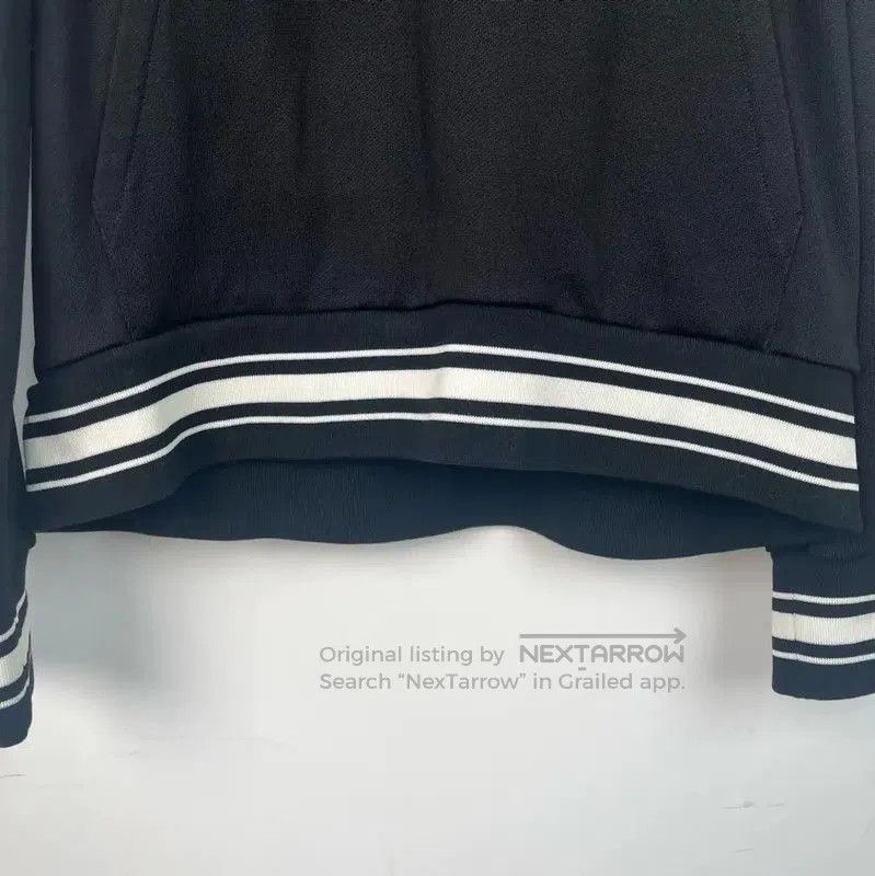 Alexander McQueen Alexander McQUEEN Black Striped Logo Hoodie . Size US XL / EU 56 / 4 - 4 Thumbnail