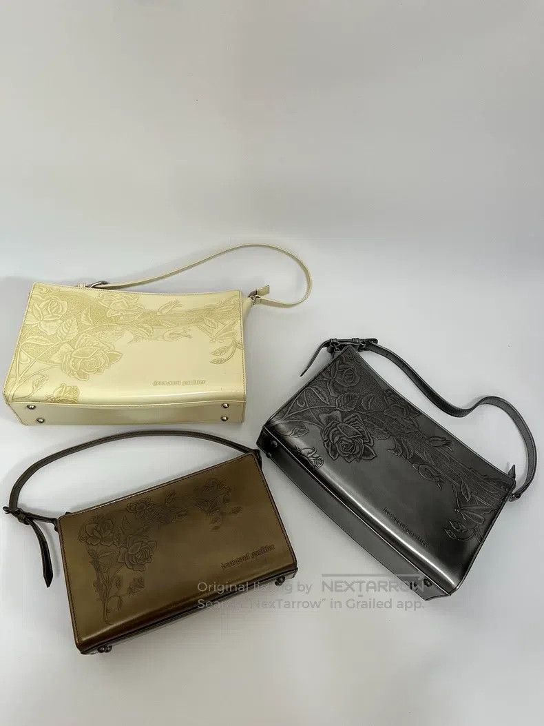 Jean Paul Gaultier Jean Paul Gaultier Ivory Gun Flower Sling Bag Handbag Size ONE SIZE - 9 Thumbnail