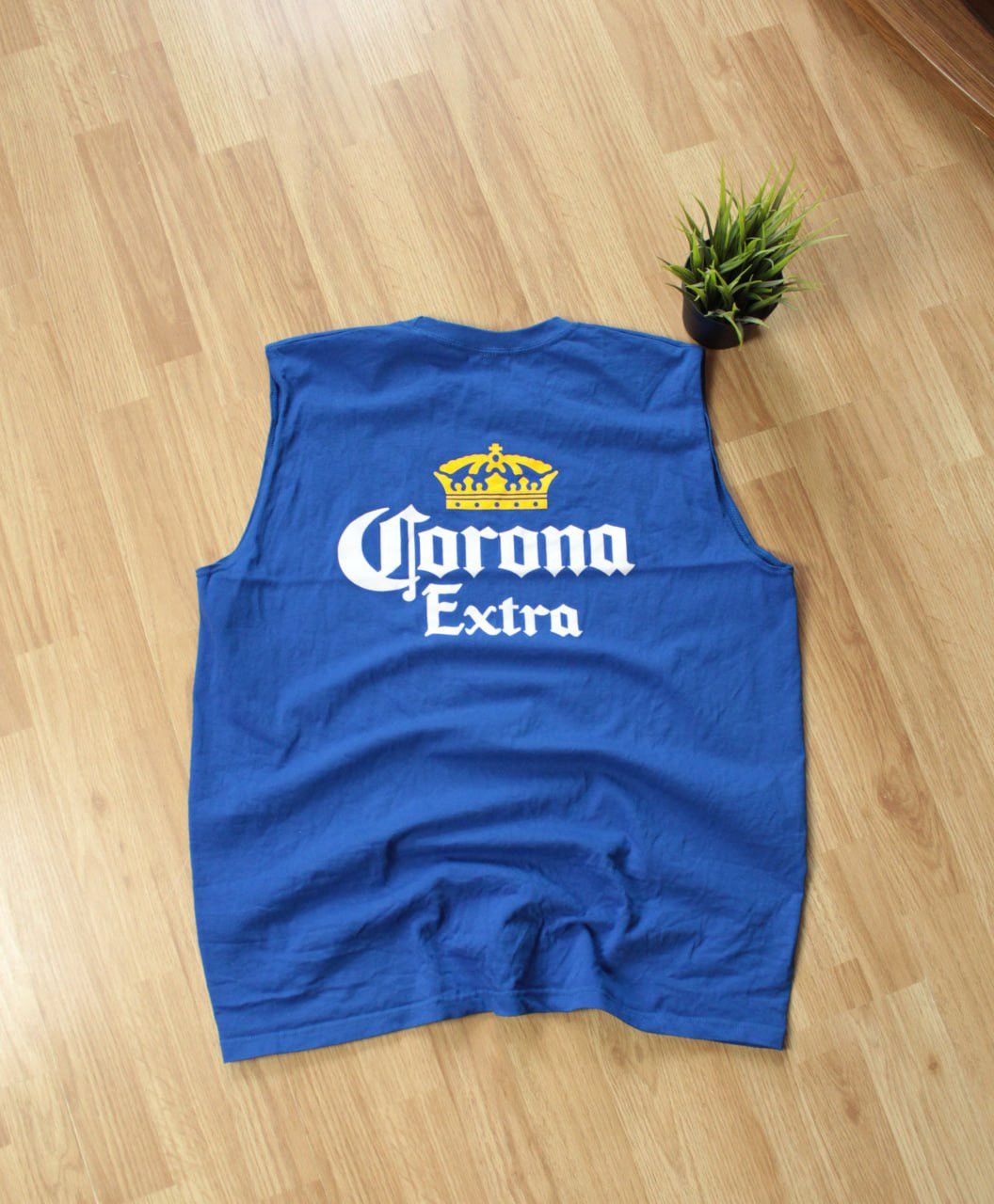 Vintage 🔥 Vintage Corona Extra Y2K Tank Top T Shirt Streetwear Beer Size US XL / EU 56 / 4 - 1 Thumbnail