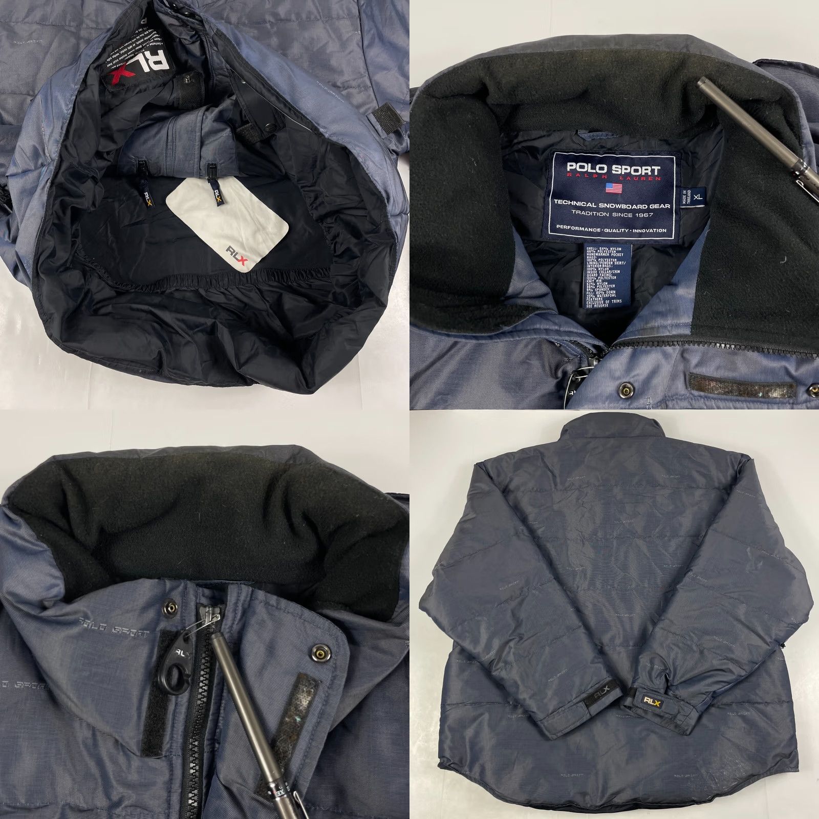 Vintage VINTAGE Polo Sport Jacket Men XL Blue Down Puffer Technical Outdoor Ski Jacket Size US XL / EU 56 / 4 - 8 Thumbnail