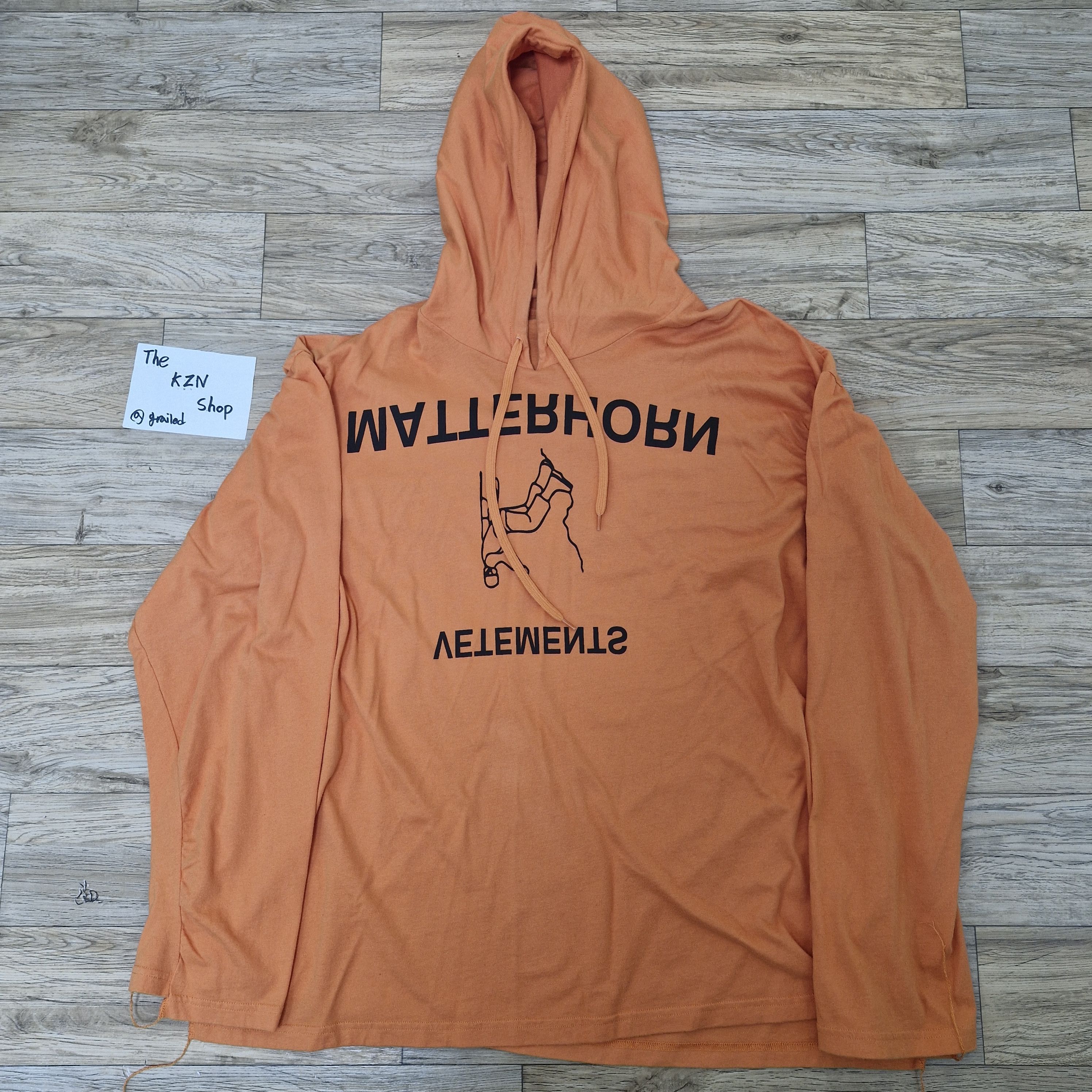 Vetements Vetements - SS18 Matterhorn Hoodie | Grailed