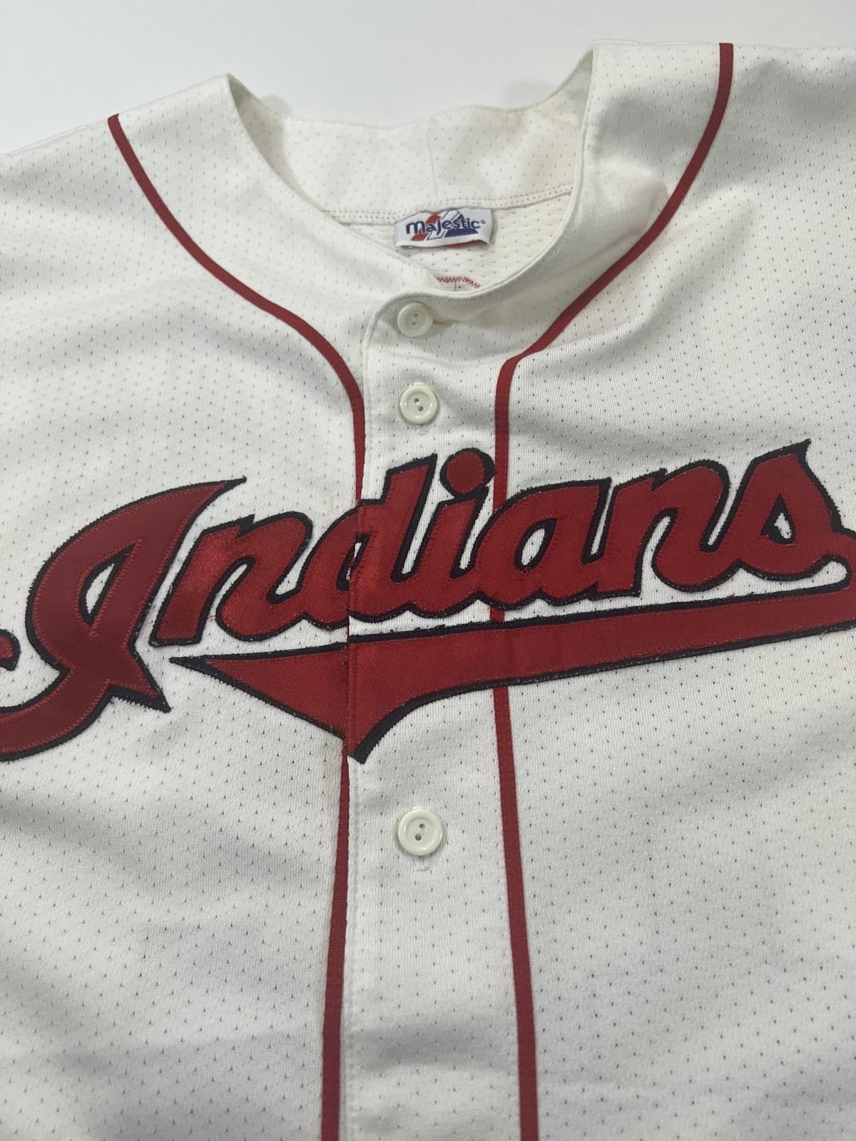 Majestic Majestic Indians Baseball Jersey Size US XL / EU 56 / 4 - 5 Thumbnail