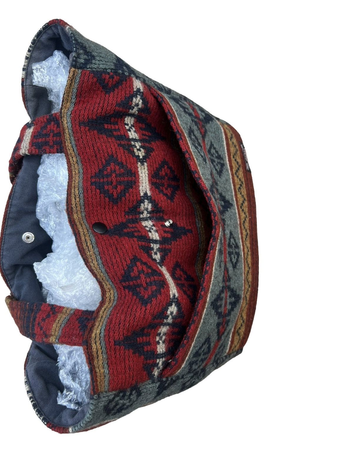 Johnson Woolen Mills Vintage Johnson Woollen Miils Indian Native Wool Tote Bag Size ONE SIZE - 9 Thumbnail