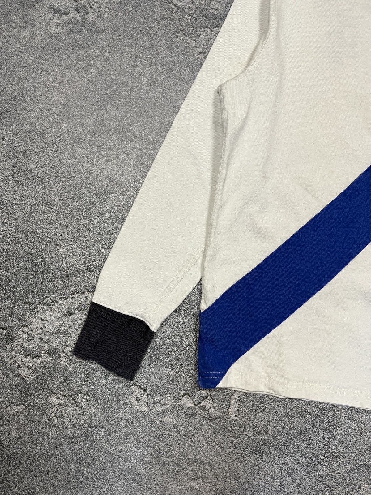 Polo Ralph Lauren Polo Ralph Lauren Rugby Rare White Blue Shirts Size US S / EU 44-46 / 1 - 11 Thumbnail