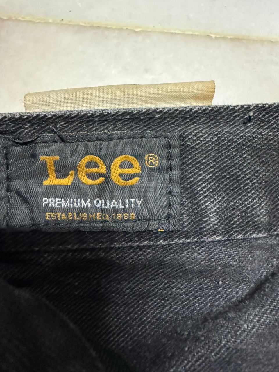 Lee 💥Insane💥Vintage Lee Rusty Mudwash Distressed Black Jeans Size US 29 - 12 Thumbnail