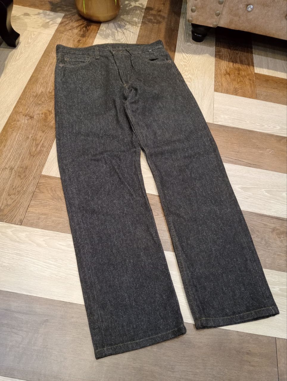 Levi's LEVI'S VINTAGE 501 BLACK DENIM PANTS Size US 30 / EU 46 - 3 Thumbnail