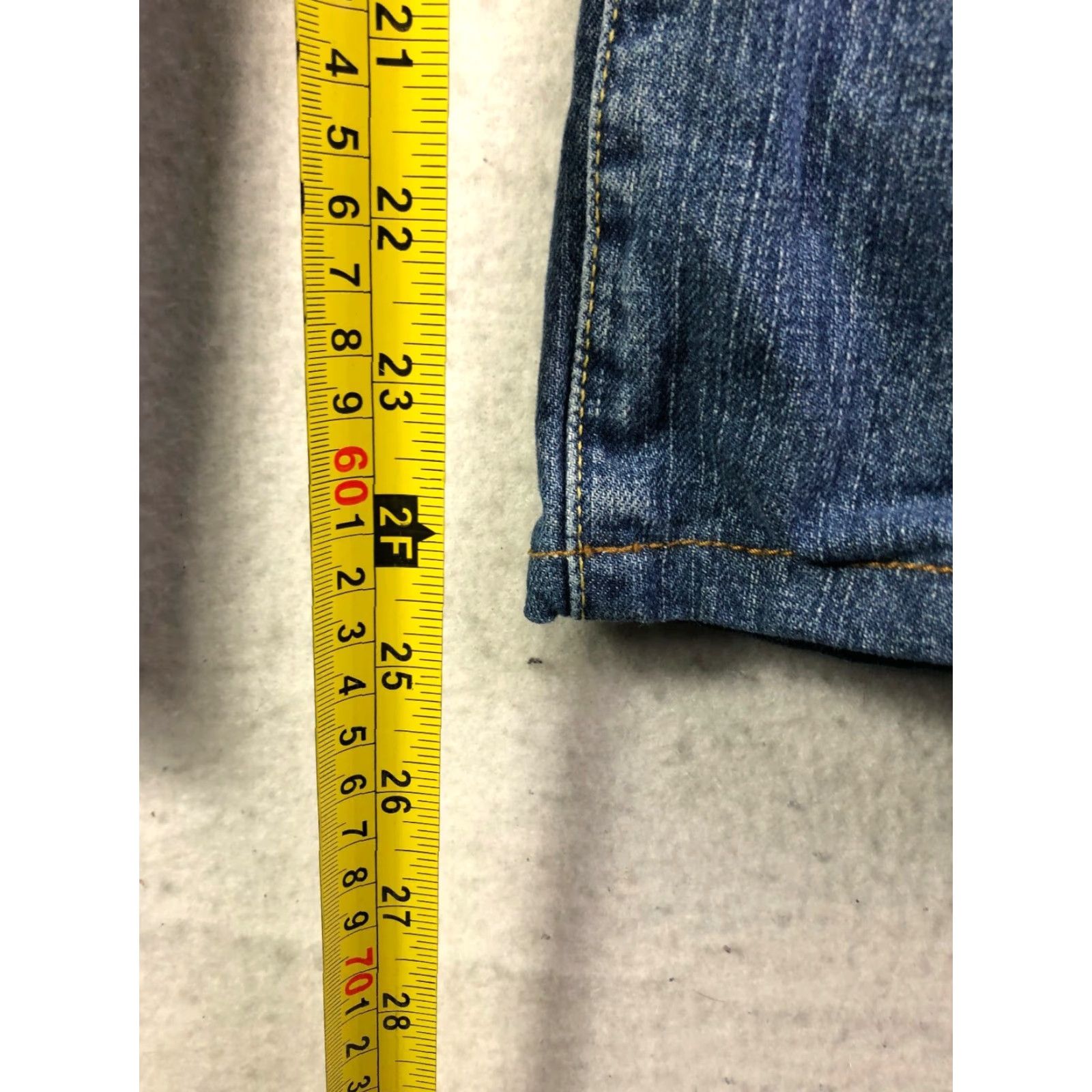 Lucky Brand Lucky Brand Mens Size 38 Short Bootcut Mid Rise Blue Denim Jeans Size US 38 / EU 54 - 3 Thumbnail