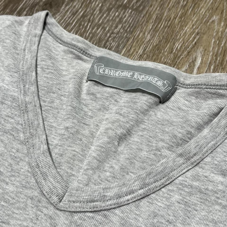 Chrome Hearts × Vintage 90s chrome v neck Size US L / EU 52-54 / 3 - 3 Thumbnail