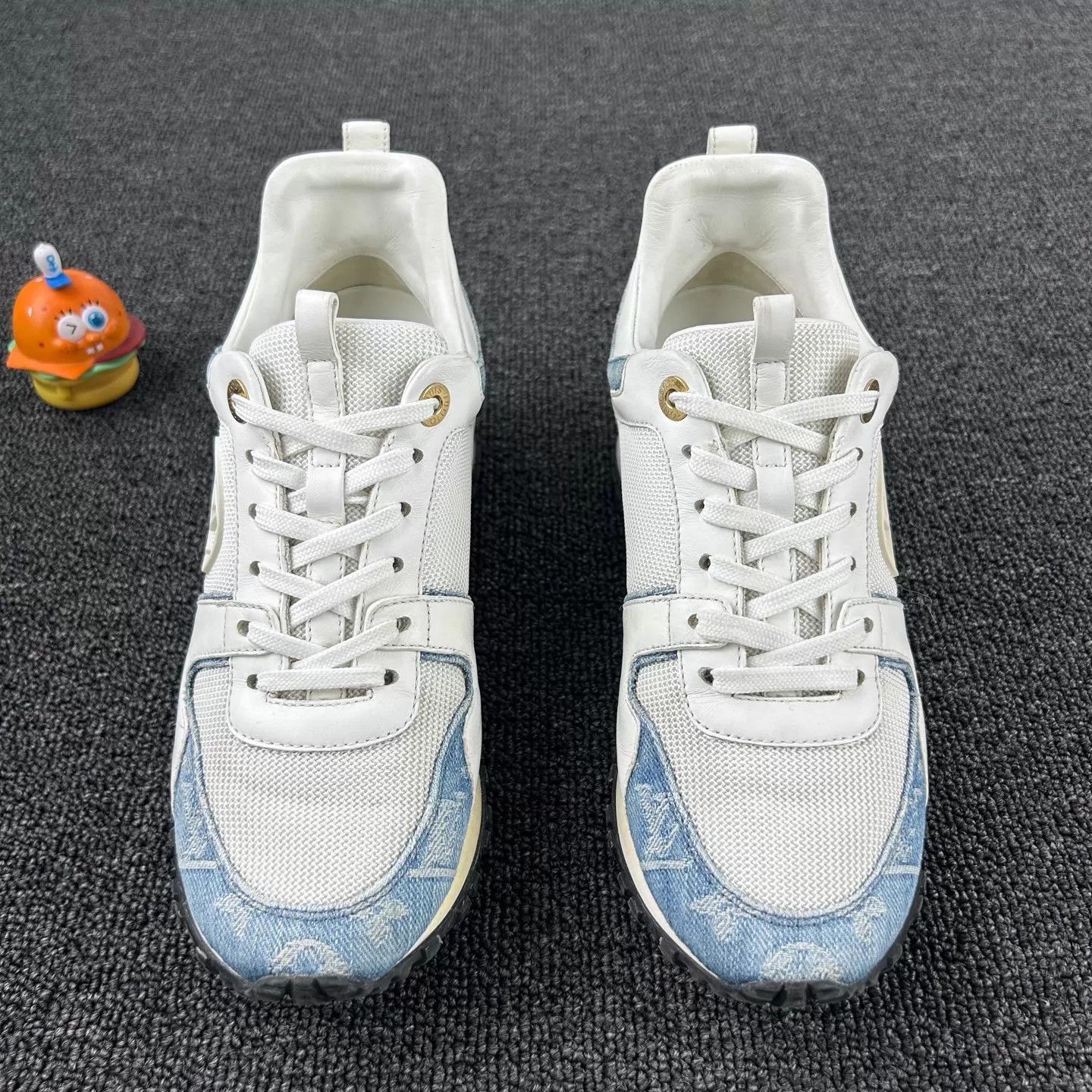 Louis Vuitton Louis Vuitton Denim & Monogram Sneakers 36.5 Size US 6 / IT 36 - 2 Thumbnail