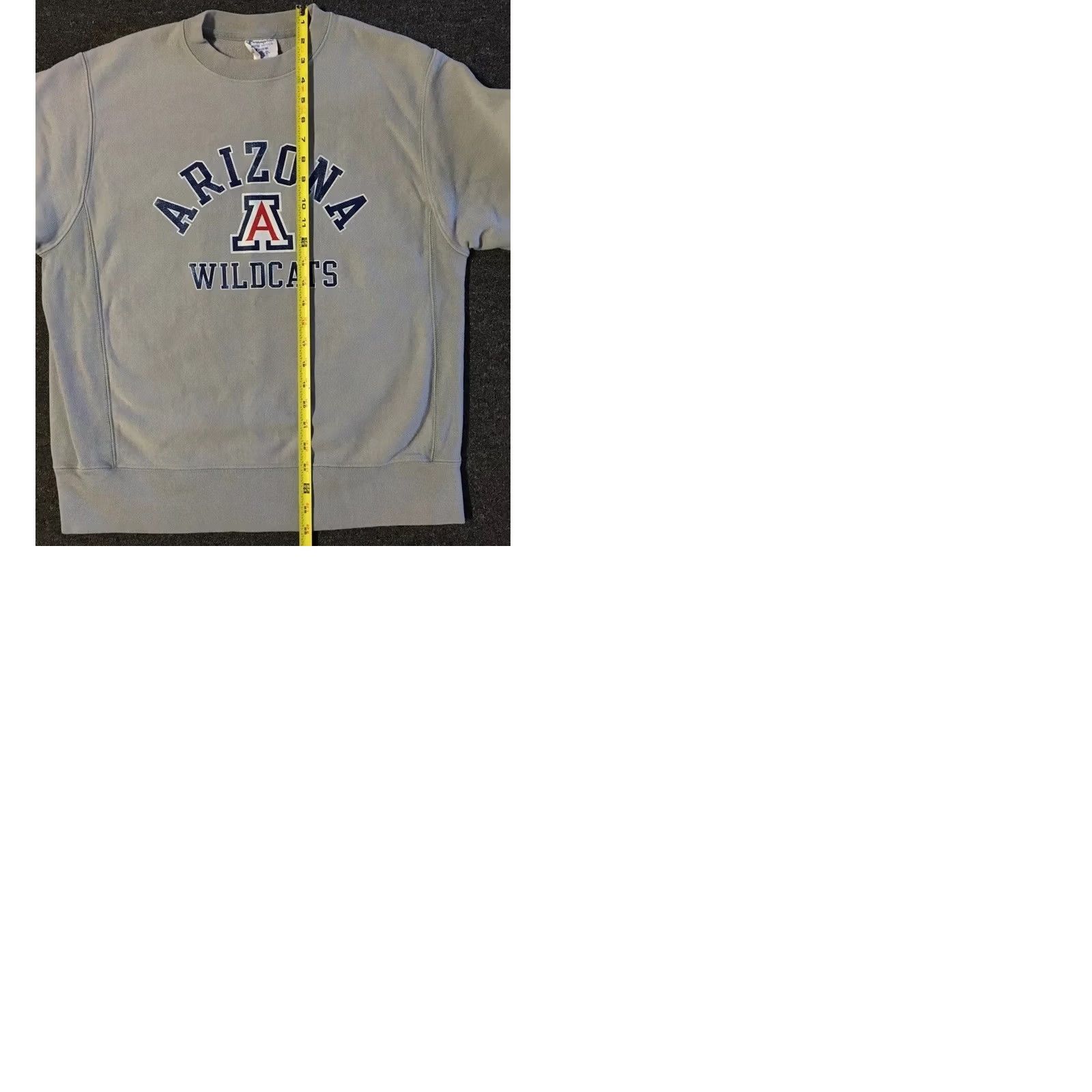 Champion VINTAGE Champion University Of Arizona Wildcats Faded Reverse Weave Sweatshirt M School Track Hoodie Gray Size US M / EU 48-50 / 2 - 9 Thumbnail