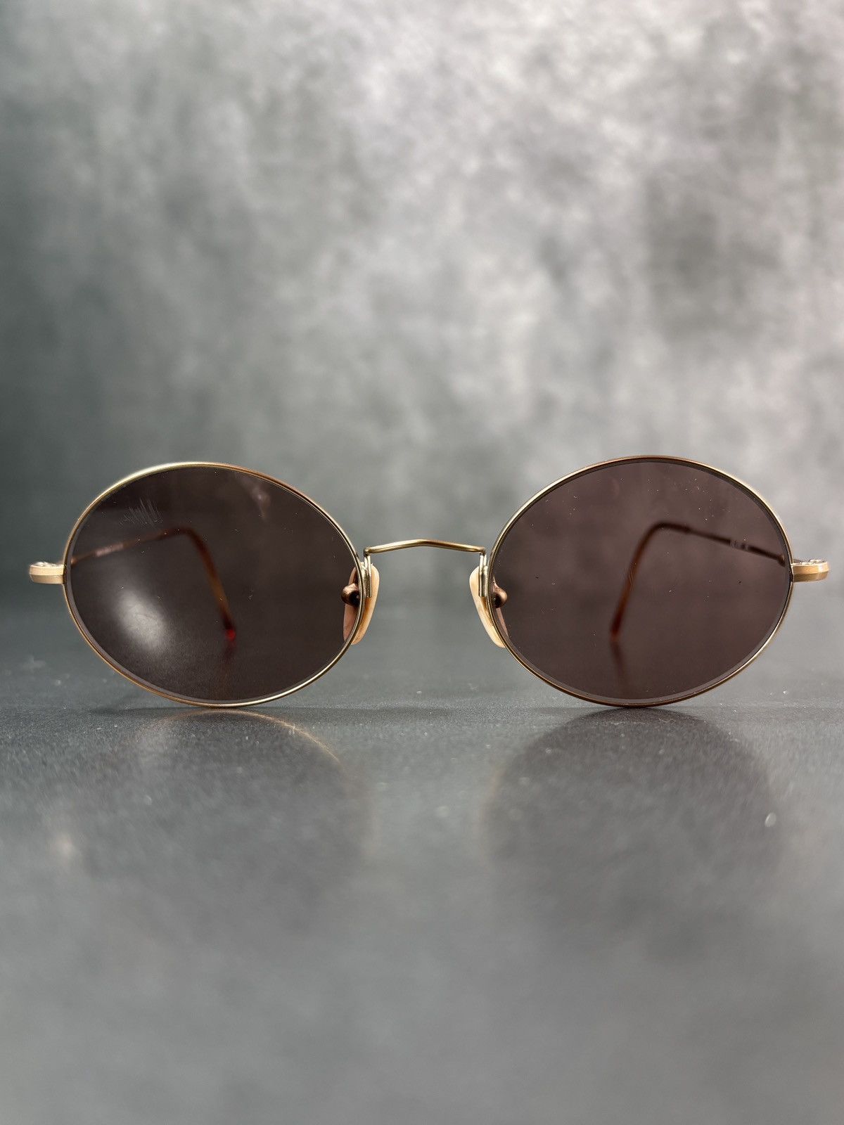 Giorgio Armani 1990s Giorgio Armani Sunglasses 642 Vintage Oval Old Money Size ONE SIZE - 10 Thumbnail