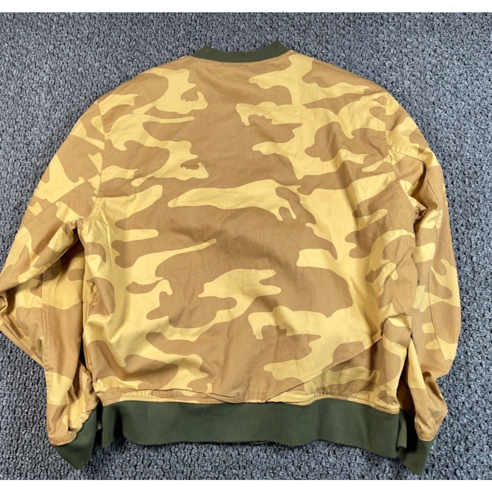 Olive AKOO Reversible Bomber Jacket Adult 4XL Camouflage Olive Green Embroidered Size US XXL / EU 58 / 5 - 4 Thumbnail