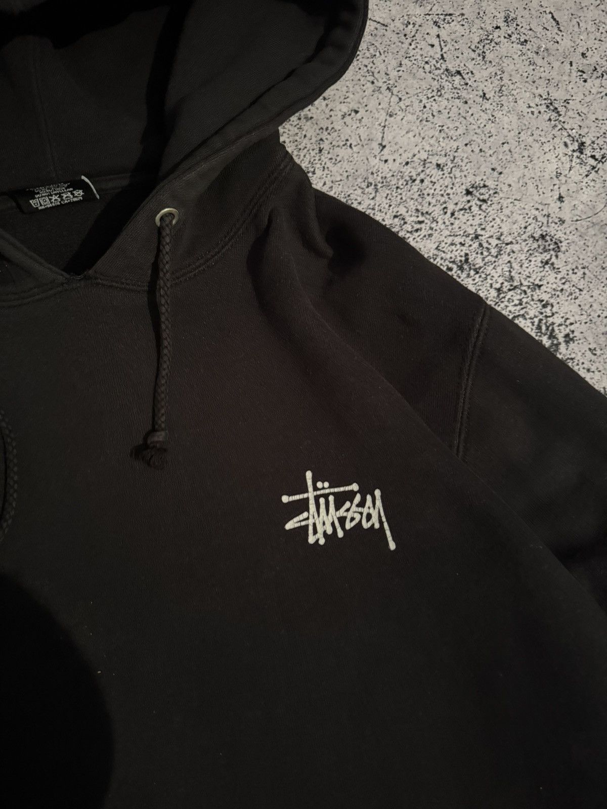 Stussy Streetwear * Stussy. Stussy Big Logo Black Hoodie Size US M / EU 48-50 / 2 - 9 Thumbnail