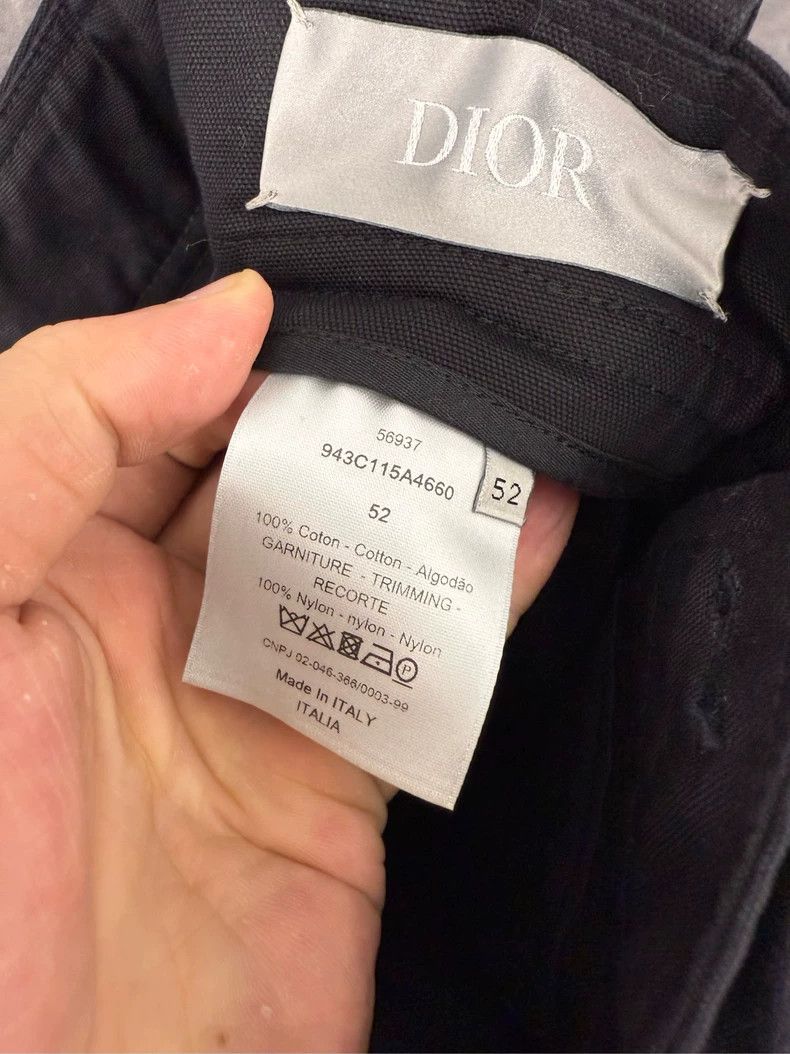 Dior Dior Black multi-pocket workwear trousers Size US 36 / EU 52 - 4 Thumbnail