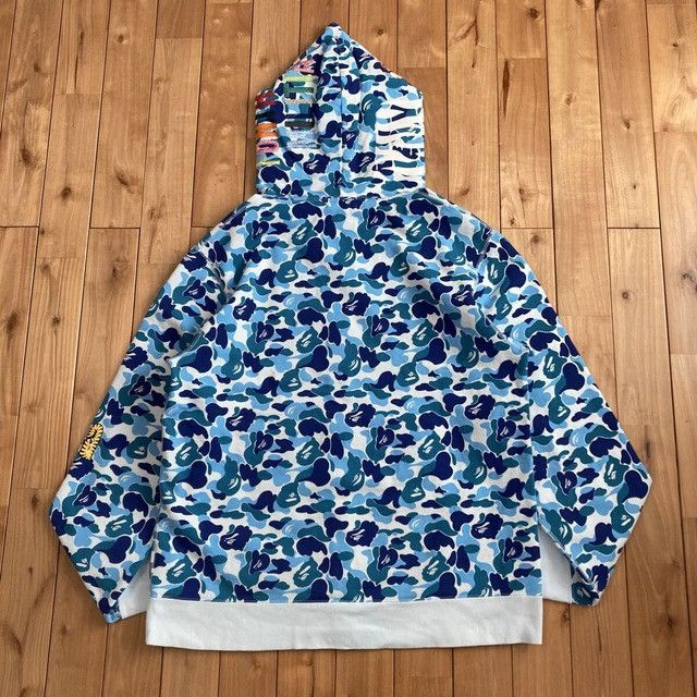 Bape 🔥3XL🔥 BAPE ABC CAMO BLUE Tiger Full Zip Hoodie a bathing ape Size US XXL / EU 58 / 5 - 2 Thumbnail