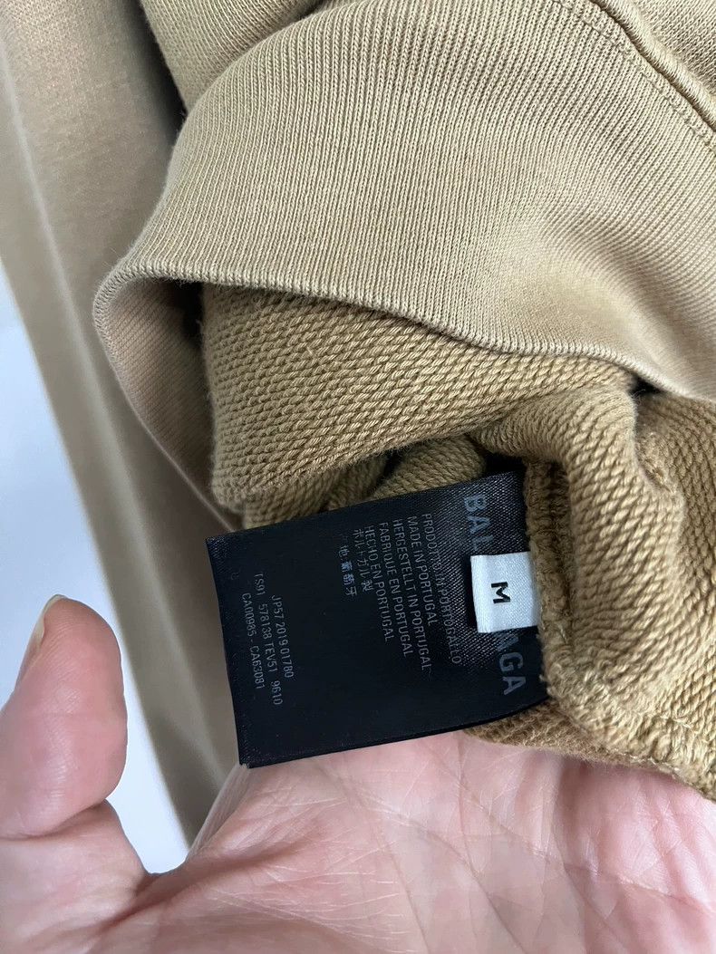 Balenciaga Balenciaga Khaki wheat ear hoodie Size US M / EU 48-50 / 2 - 7 Thumbnail