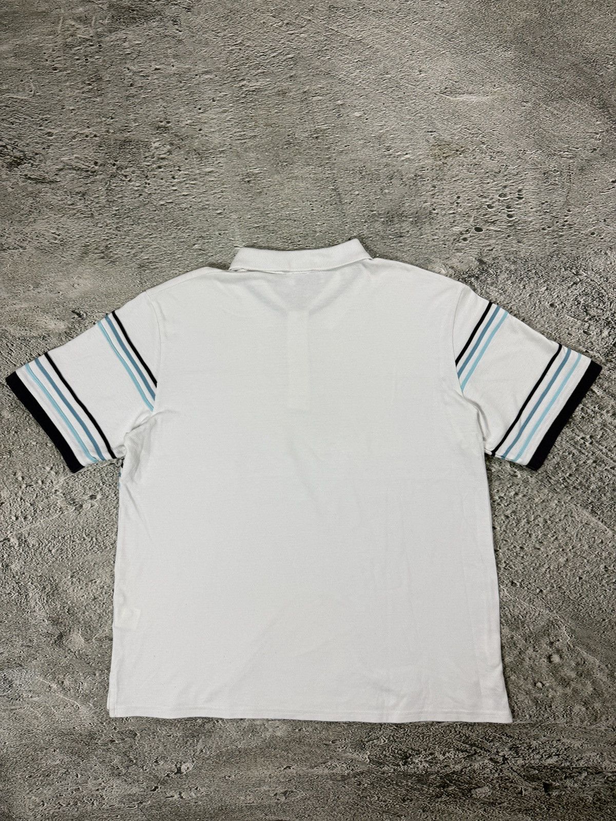 Yves Saint Laurent Yves Saint Laurent polo big logo T-shirt YSL white Size US XXL / EU 58 / 5 - 5 Thumbnail