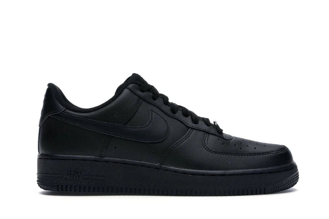 Nike Air Force 1 Low '07 Black Size US 12 / EU 45 - 1 Thumbnail