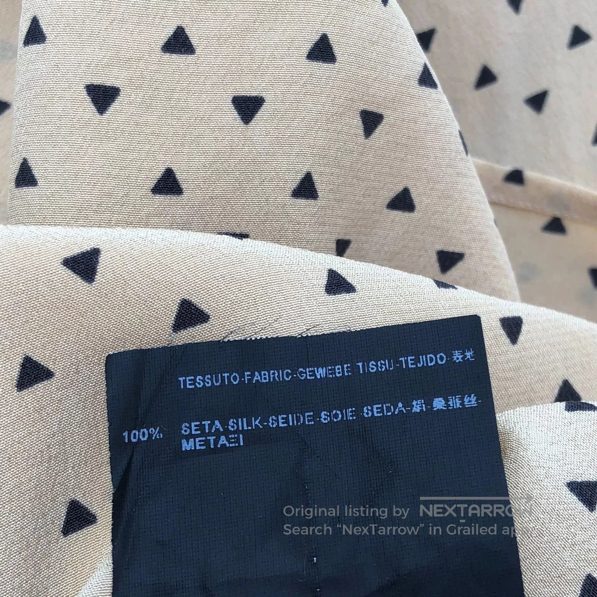 Saint Laurent Paris Saint Laurent 14SS Cuban Collar Silk Shirt. Size US M / EU 48-50 / 2 - 6 Thumbnail