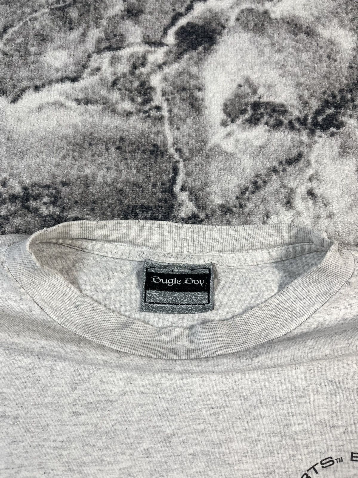 Vintage Vintage Bugle Boy 1998 Hockey Graphic Tee Oversize Size US XL / EU 56 / 4 - 6 Thumbnail