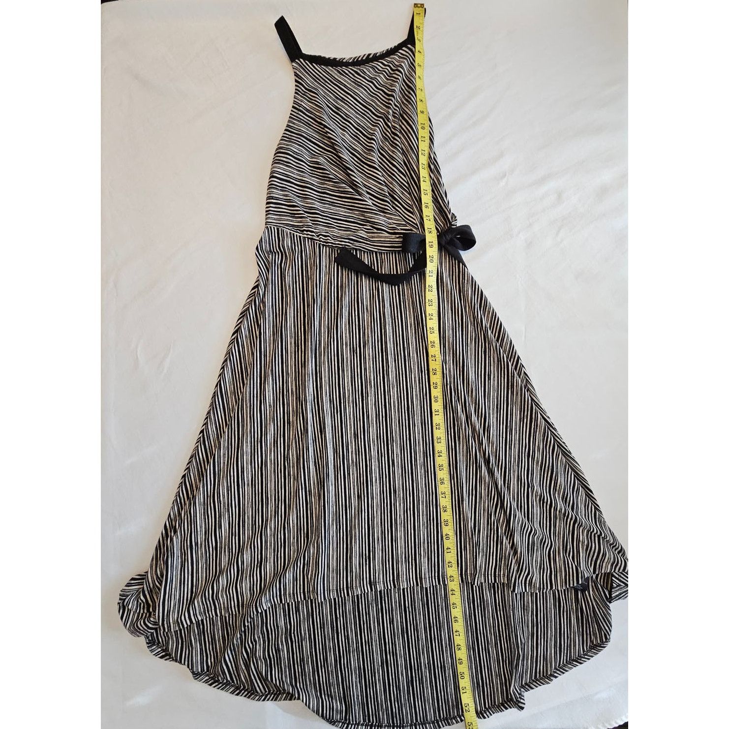 Anthropologie Maeve Anthropologie Hi-Low Salsola Summer Striped Dress S Size S / US 4 / IT 40 - 8 Thumbnail