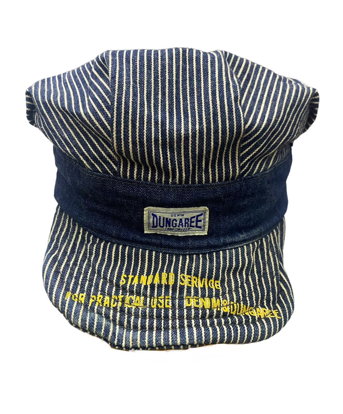 Kapital DENIM DUNGAREE WORKSHOP HAT DESIGN HICKORY STYLE RARE Size ONE SIZE - 1 Thumbnail