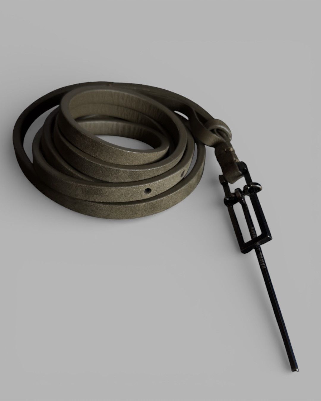 Haider Ackermann Haider Ackermann Double Wrap Thin Designer Leather Belt Size ONE SIZE - 3 Thumbnail