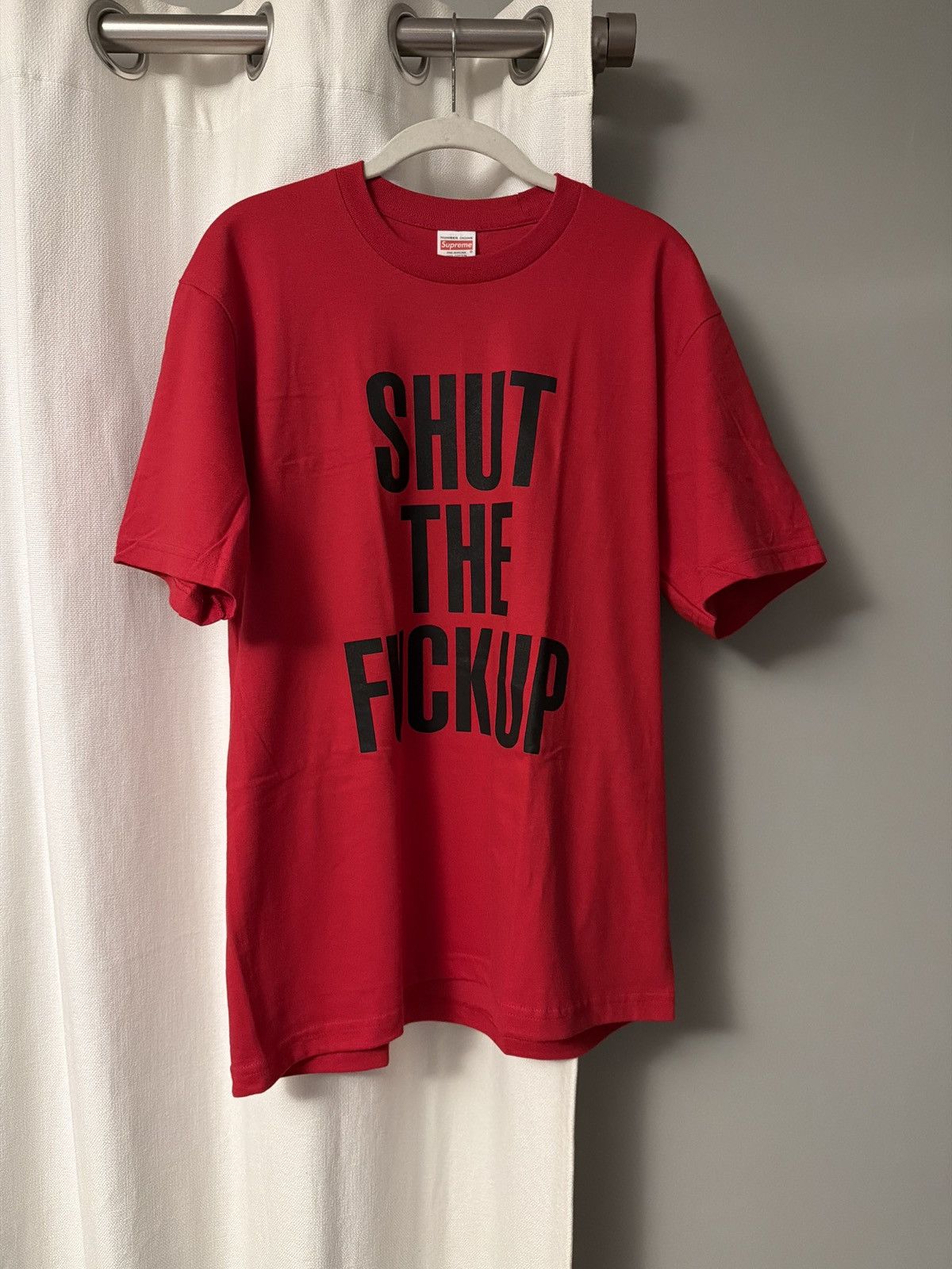 Number (N)ine × Supreme supreme number (n)ine shut the f*ck up tee