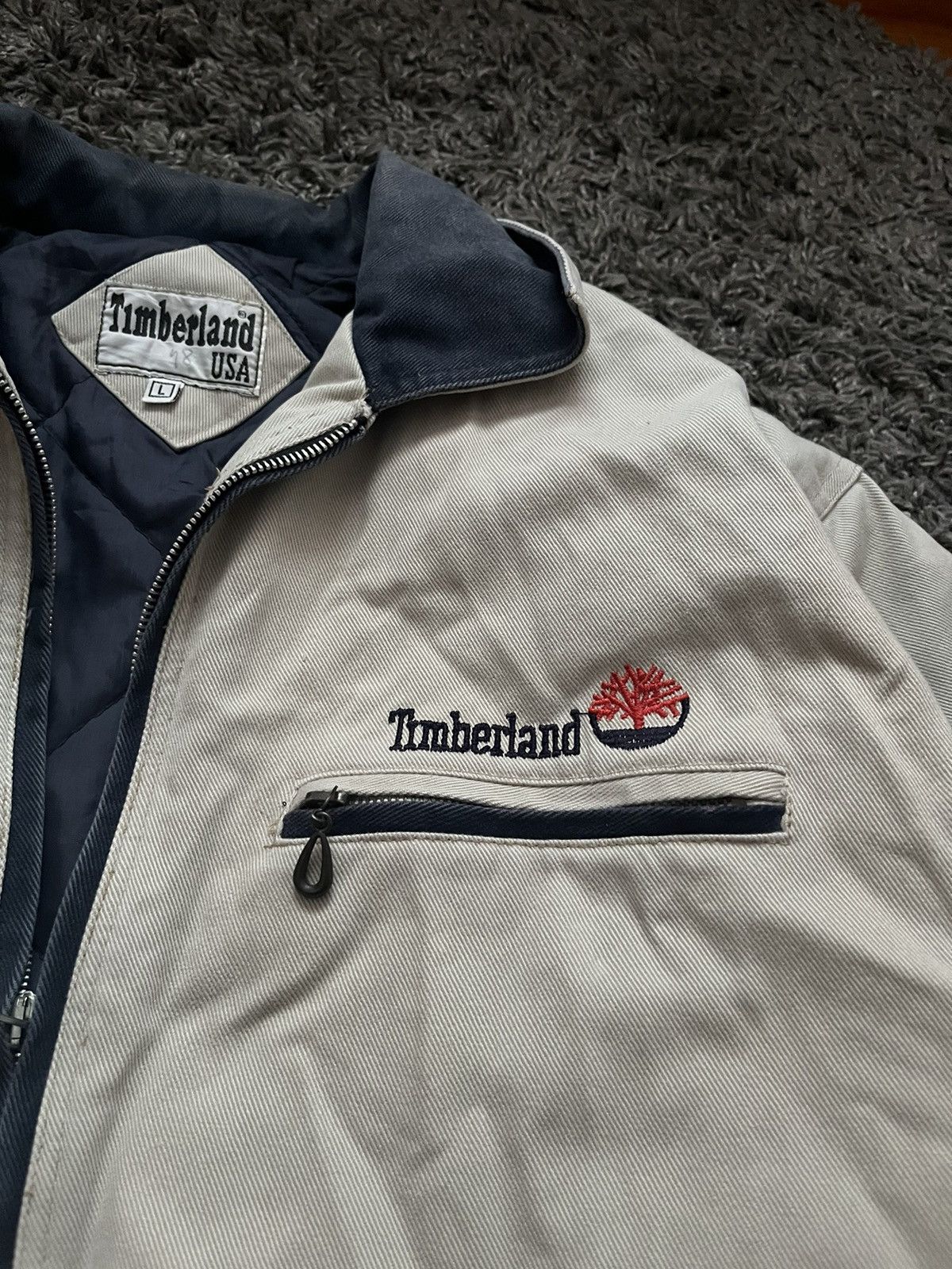 Timberland × Vintage Light jacket Vintage Timberland Rare Streetwear 80s 90s Size US L / EU 52-54 / 3 - 8 Thumbnail