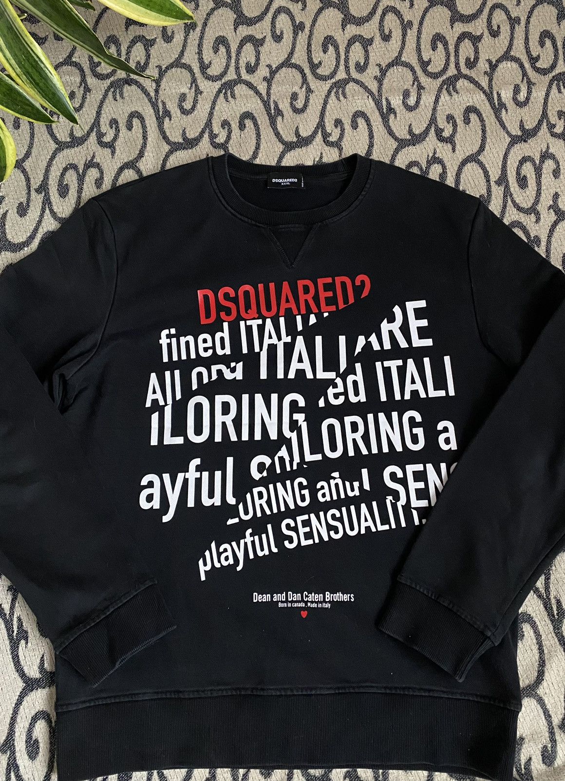 Dsquared2 Dsquared2 Big Logo Sweatshirt Hype Luxury Streetwear Size US L / EU 52-54 / 3 - 4 Thumbnail